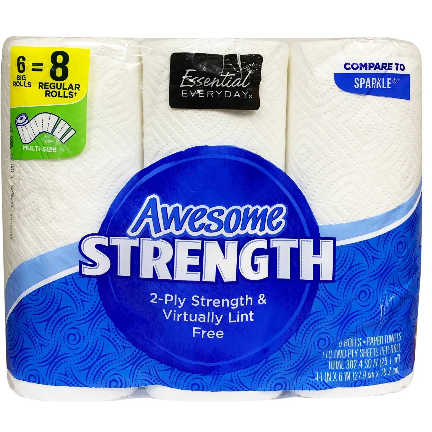 Toalla Papel 6 Rollos Essential Everyday