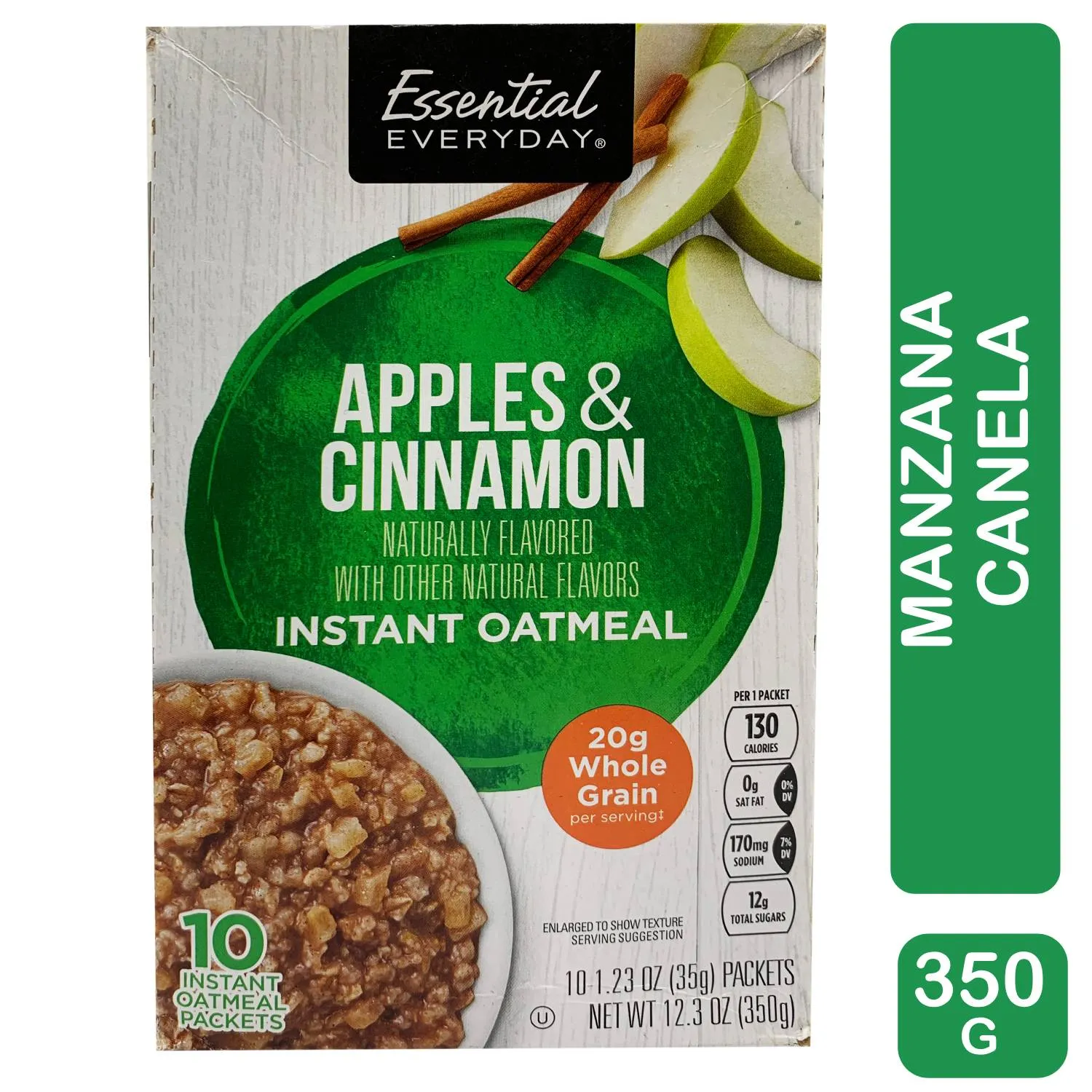 Avena Manzana Y Canela Essential Everyday Envase 350 G