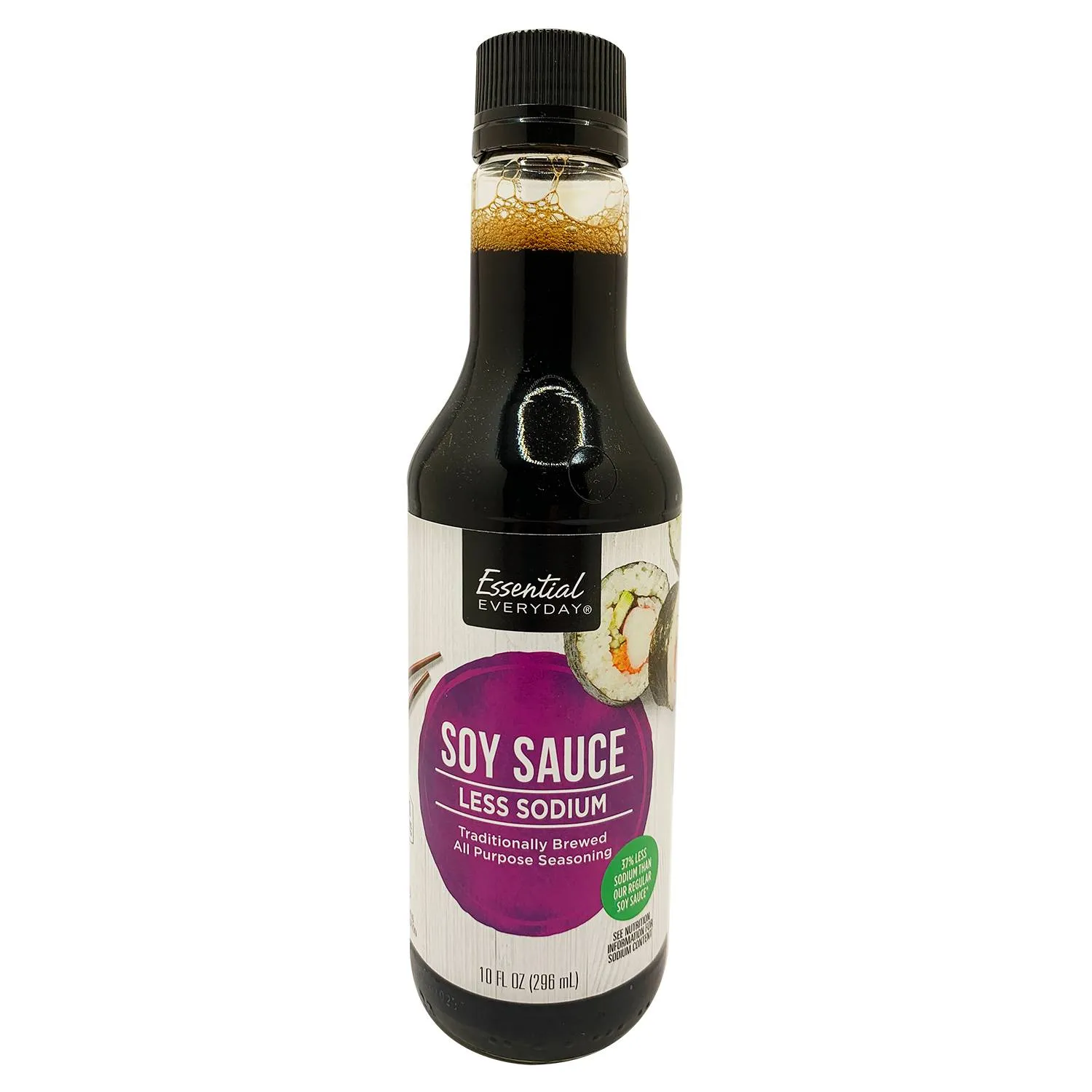 Salsa De Soya Baja Sodio Essential Everyday Frasco 296 Ml
