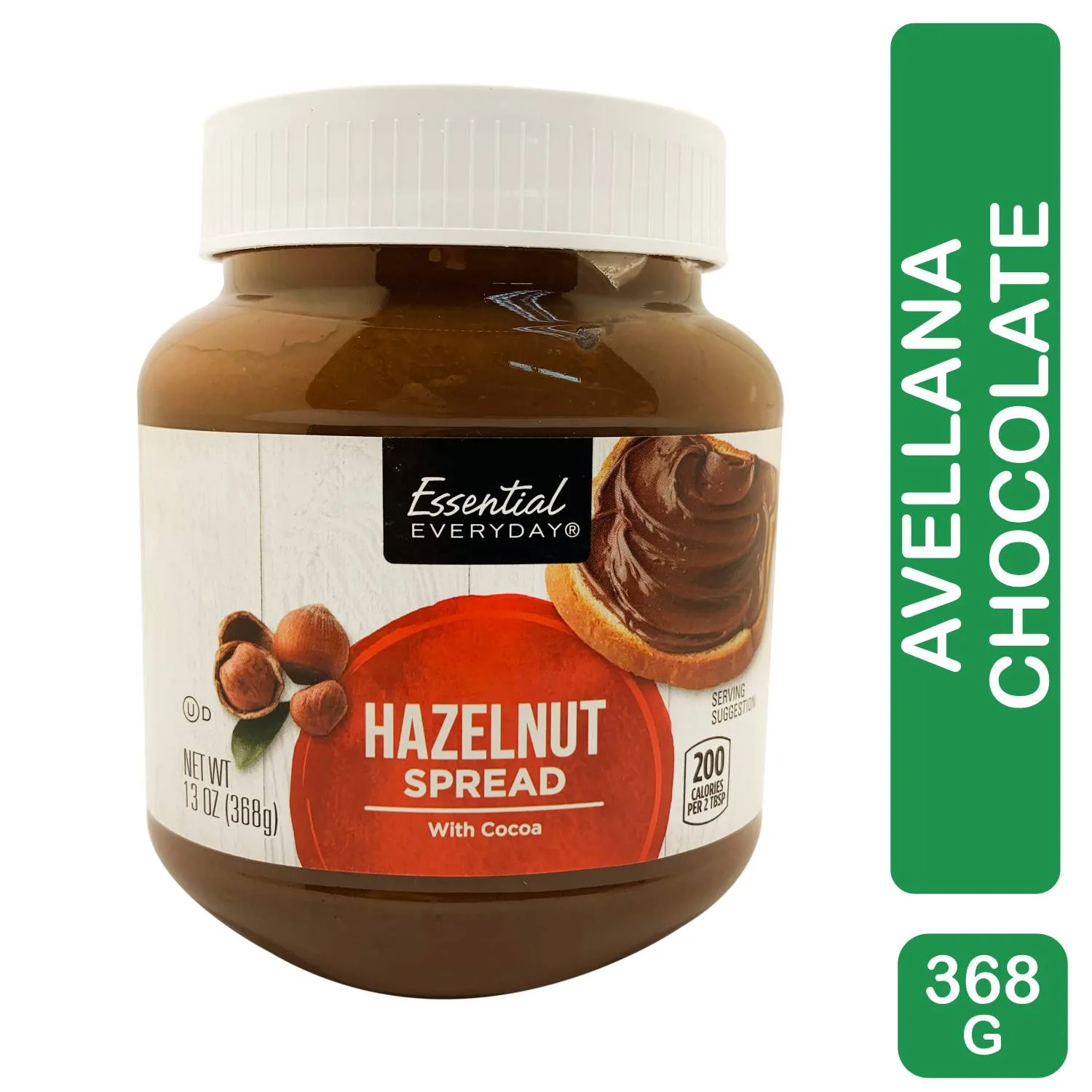 Crema De Avellanas Chocolate Essential Everyday Envase 368 G