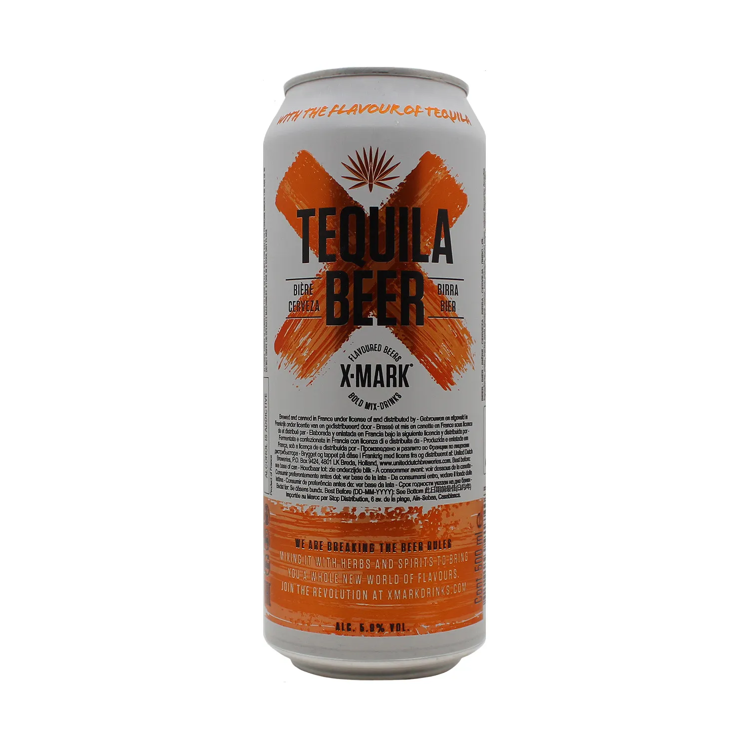 Cerveza Importada Francia C.tequila X-mark Lata 500ml