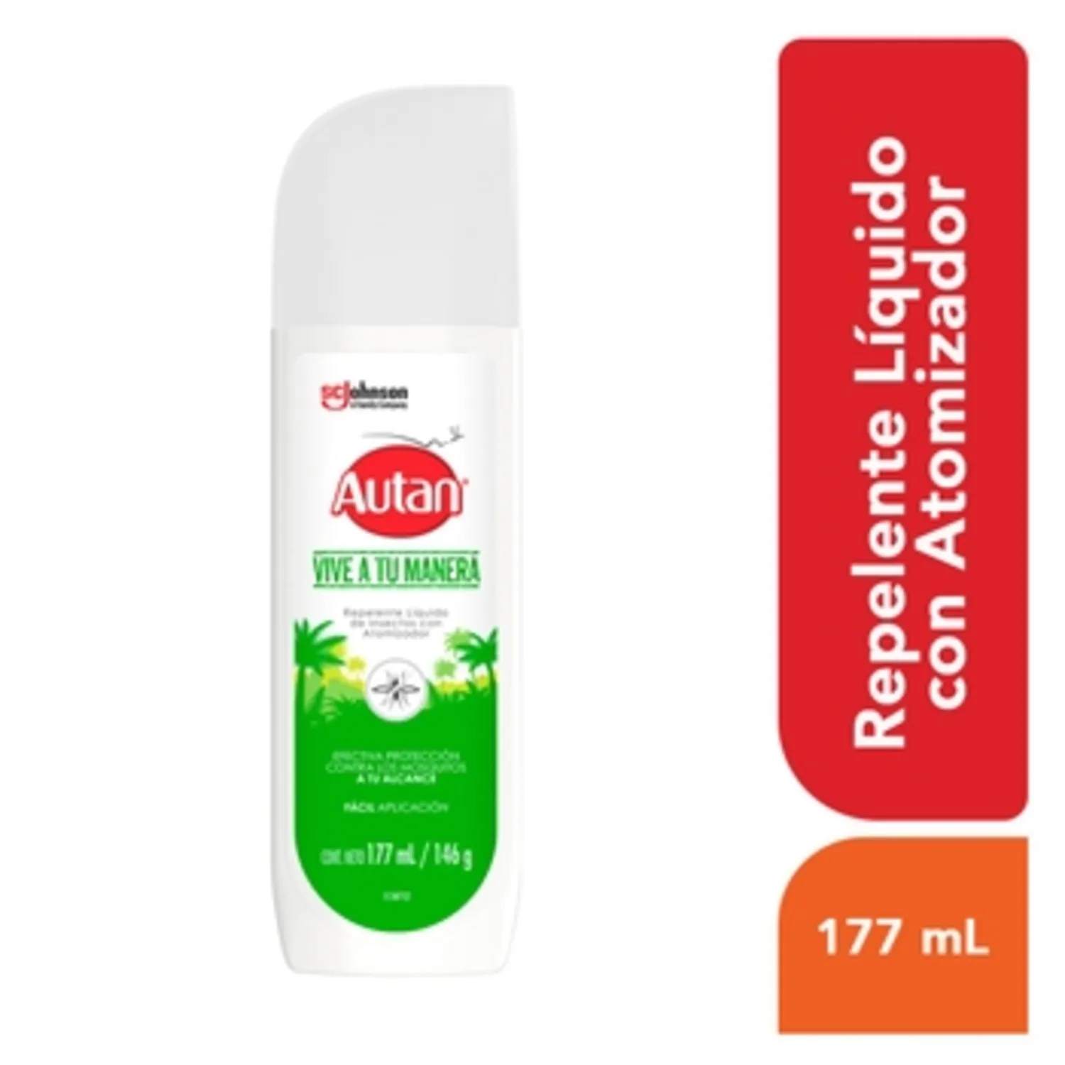 Repelente Liquido Mosquitos Original Autan Envase 177 Ml