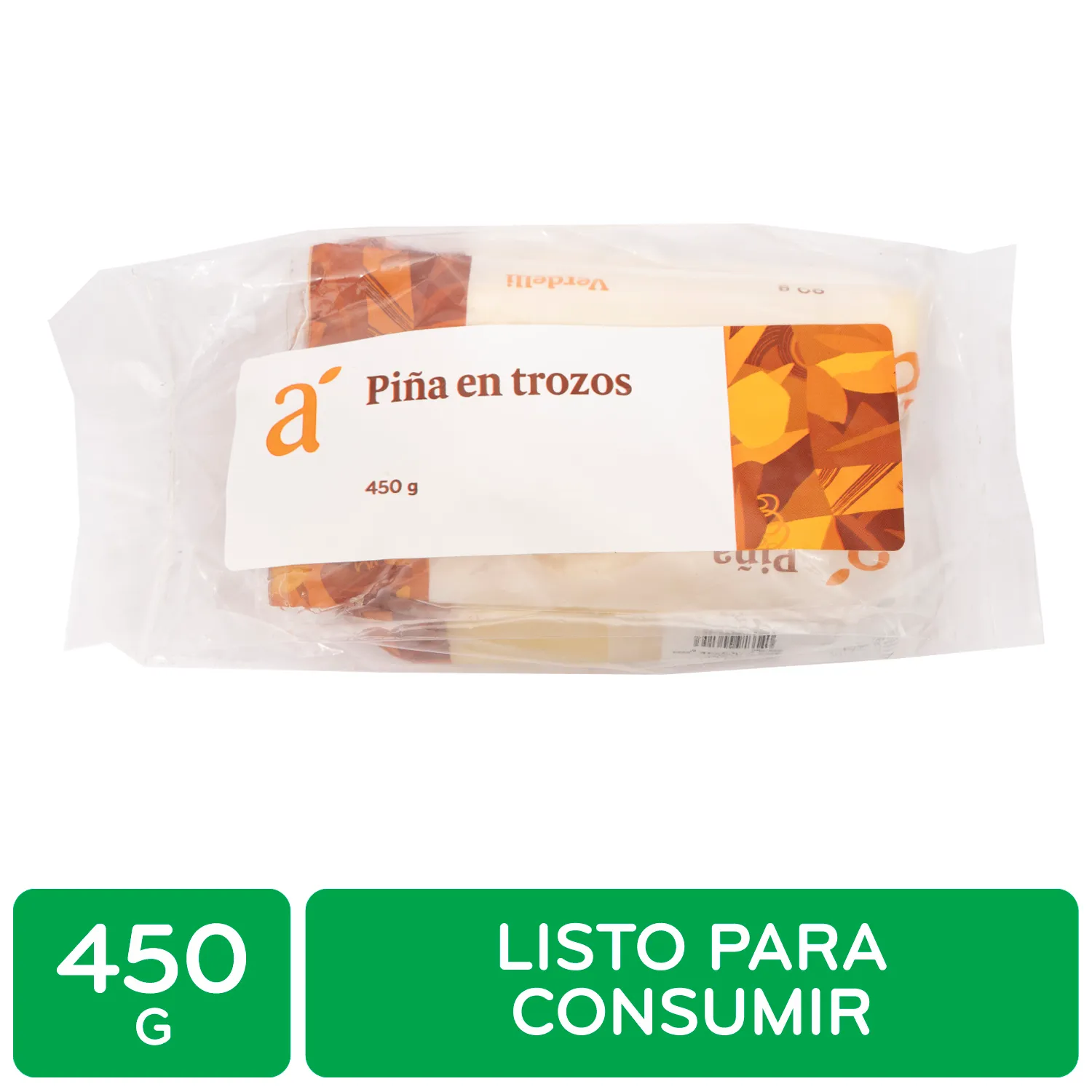Piña Trozo Auto Mercado Paquete 450 G