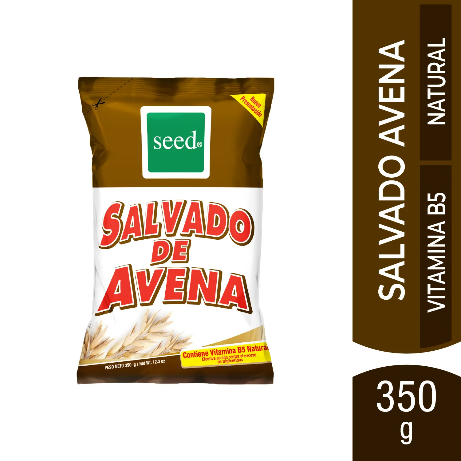 Salvado Avena Afrecho Seed Paquete 350 G