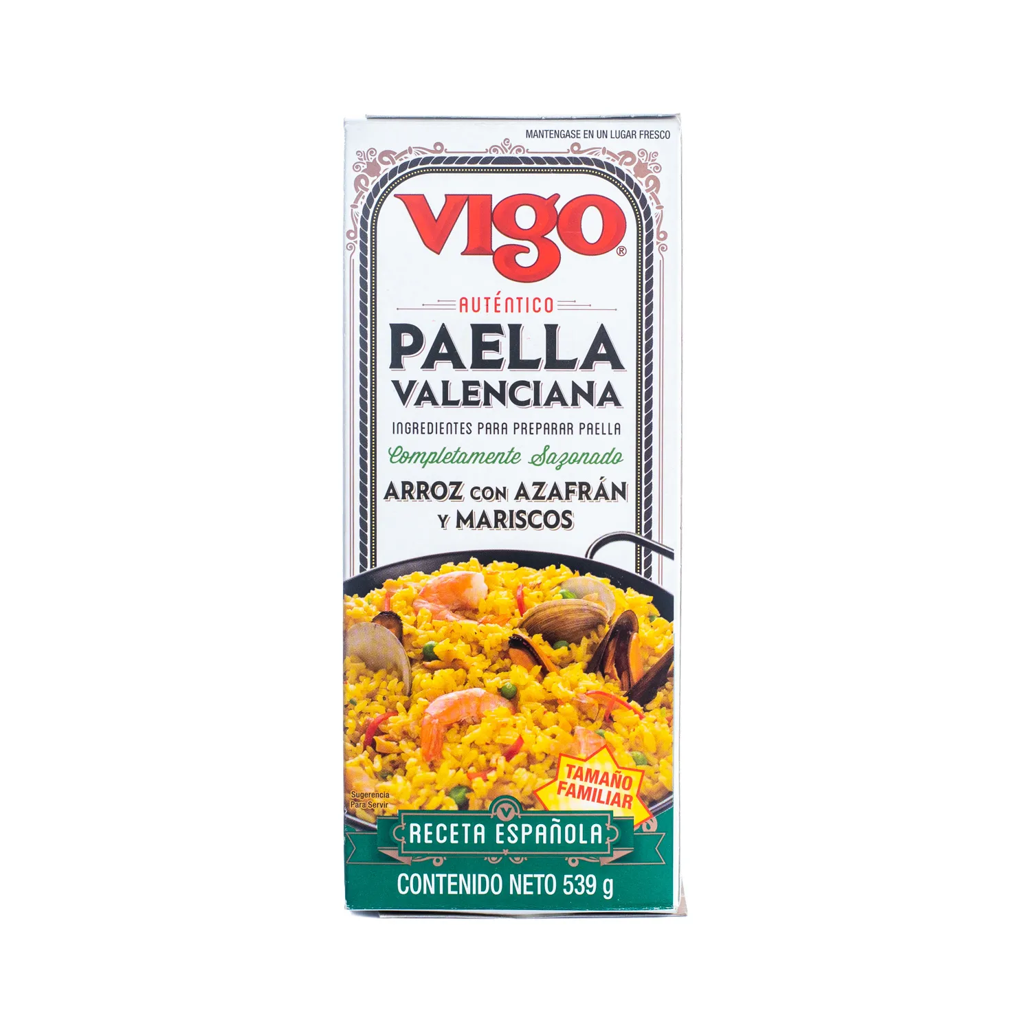 Arroz Preparado Paella Vigo Caja 539 G