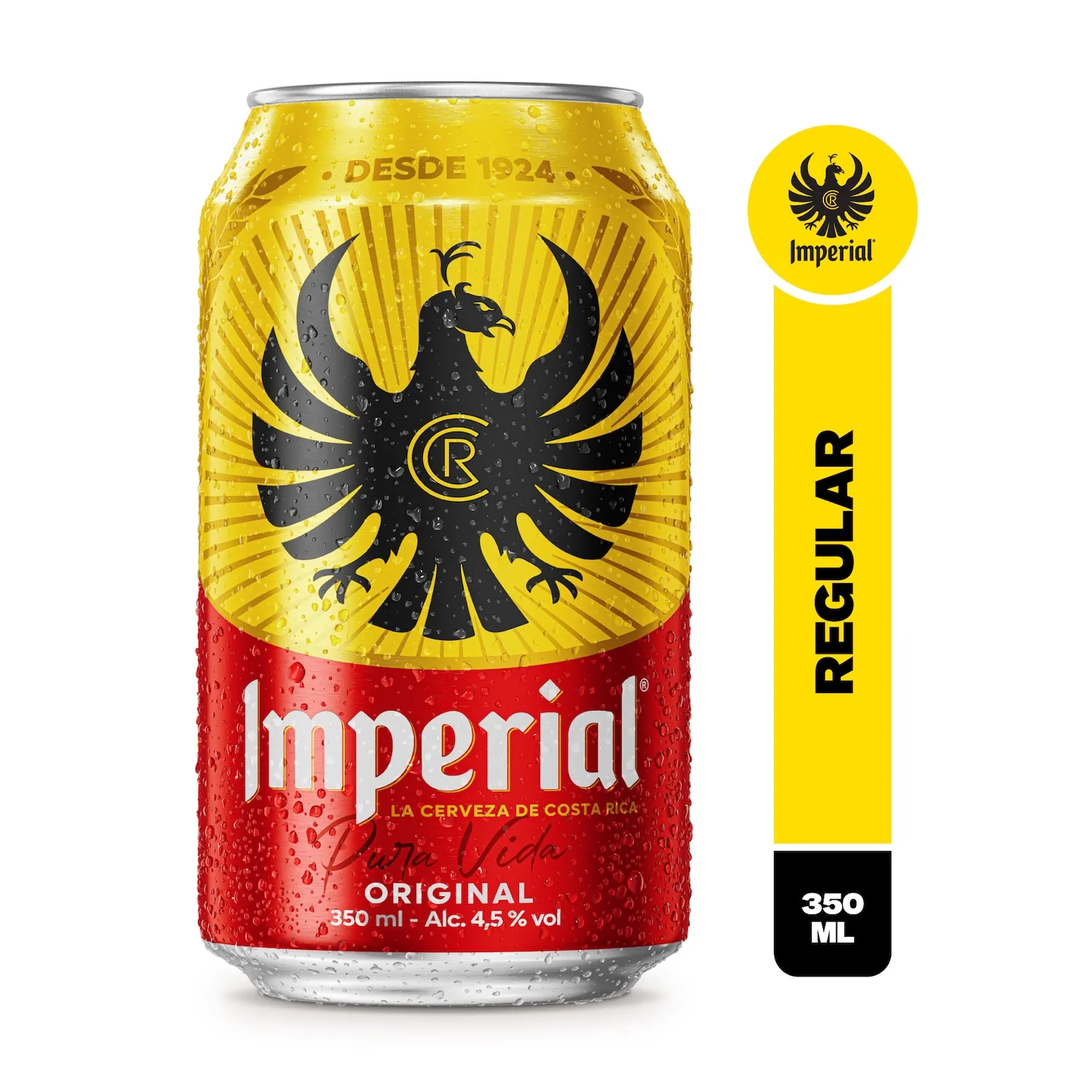 Cerveza Nacional Costa Rica Imperial Lata 350 Ml