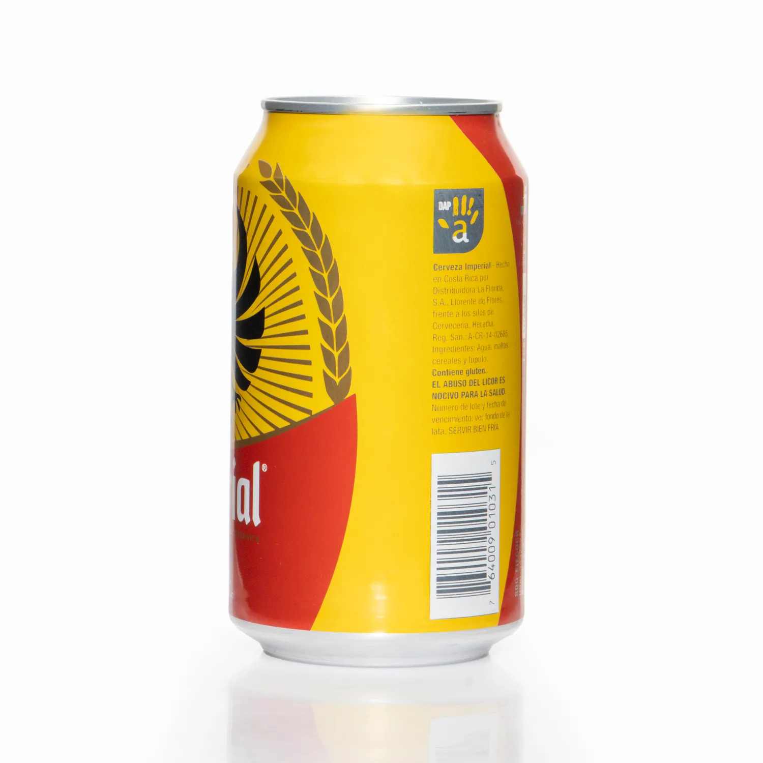Cerveza Nacional Costa Rica Imperial Lata 350 Ml
