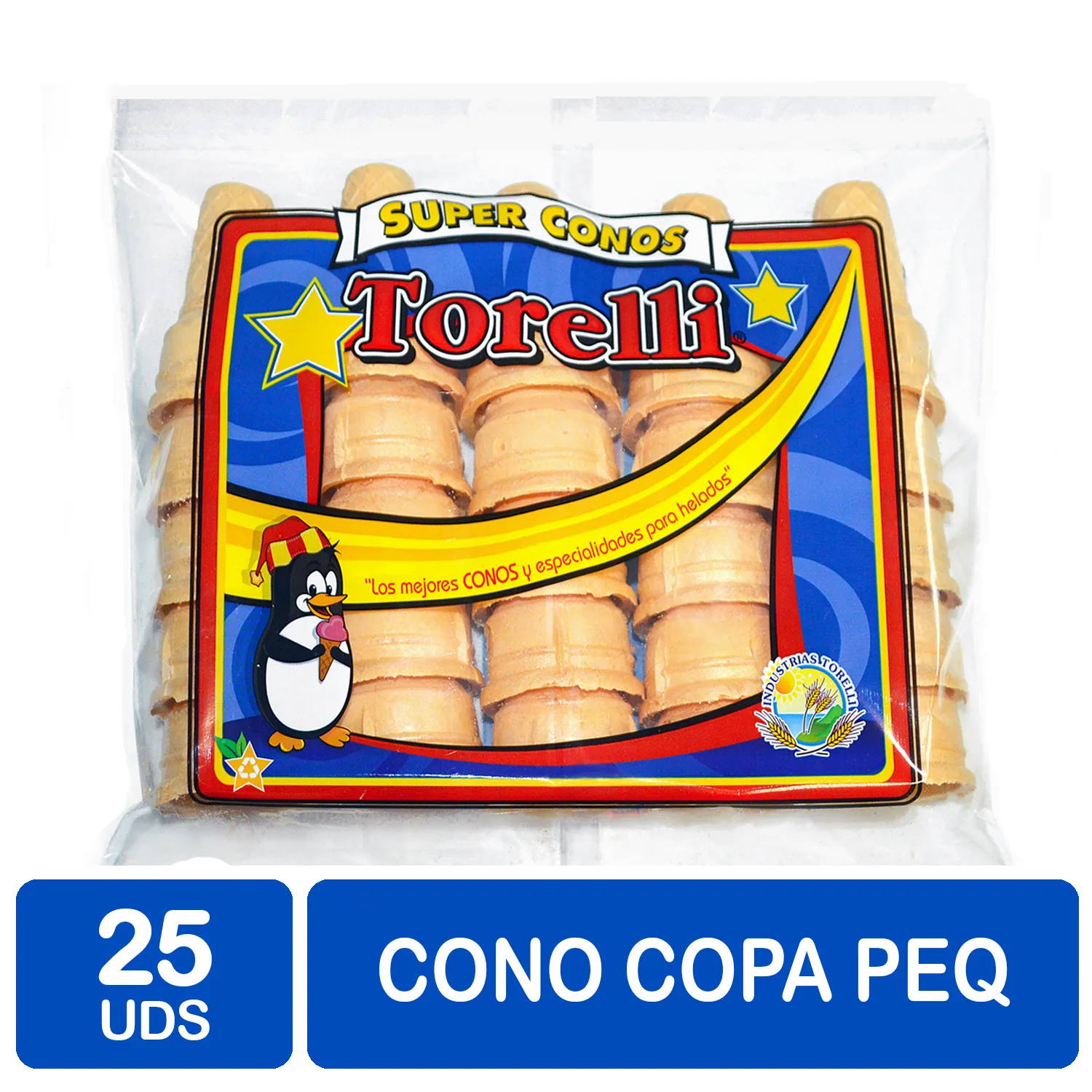 Cono Copa Pequeño Torelli Paquete 112,5 G