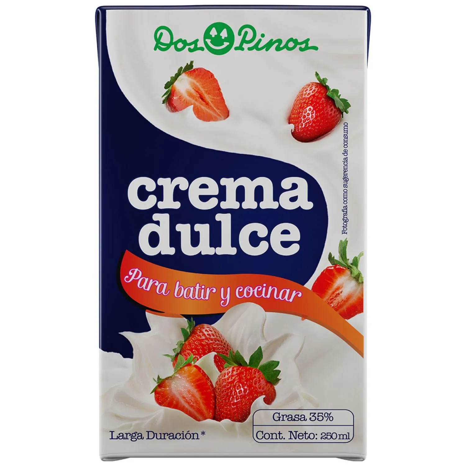 Crema Dulce Dos Pinos Caja 250 Ml