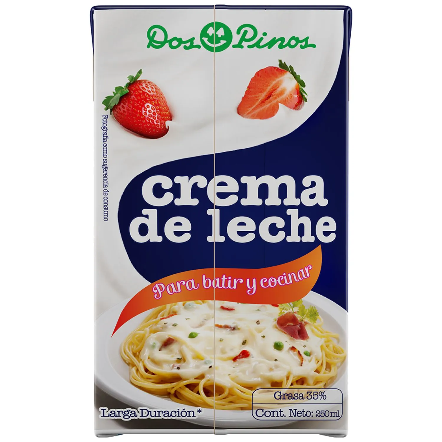 Crema Dulce Dos Pinos Caja 250 Ml