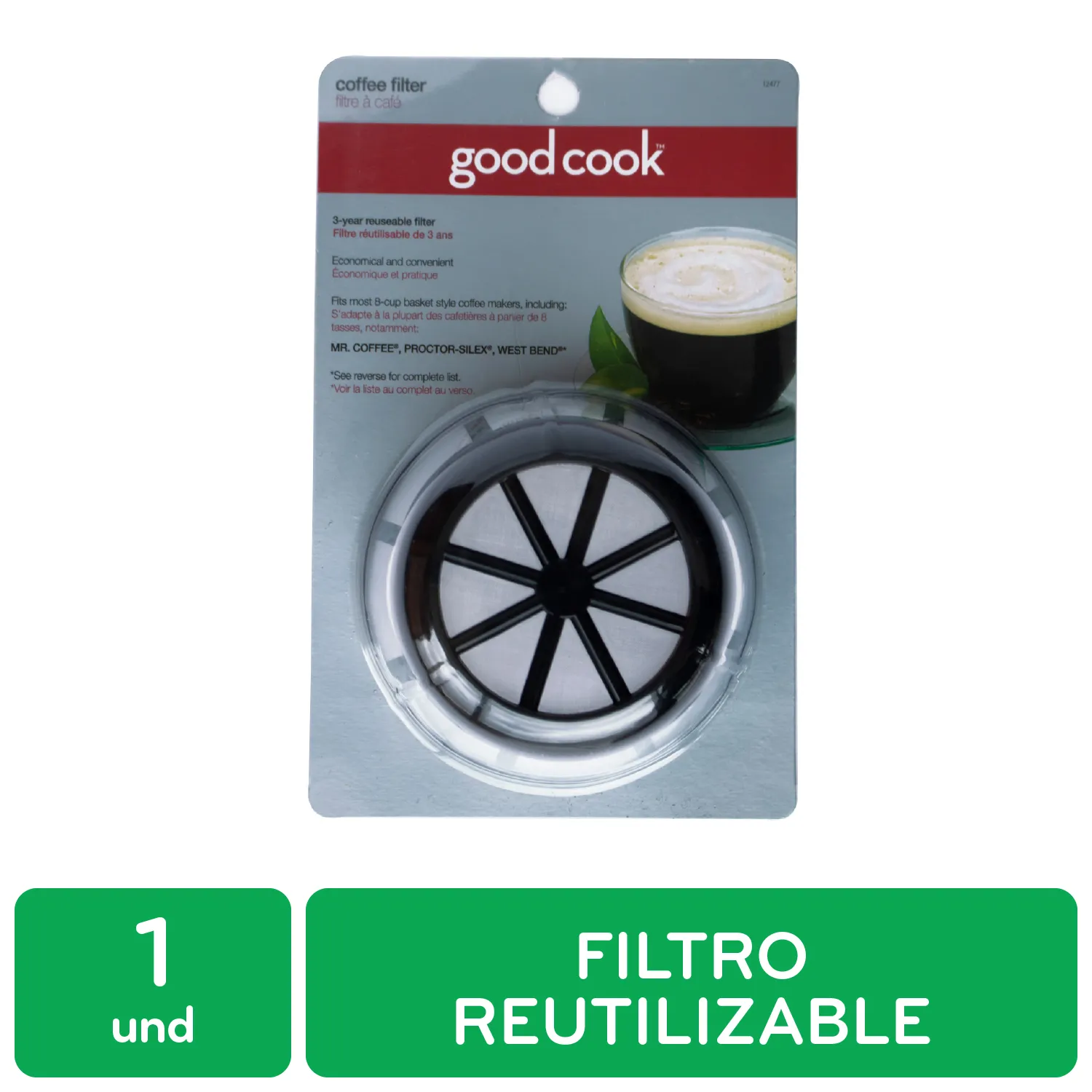 Filtro Plastico Good Cook Paquete 1 Unid