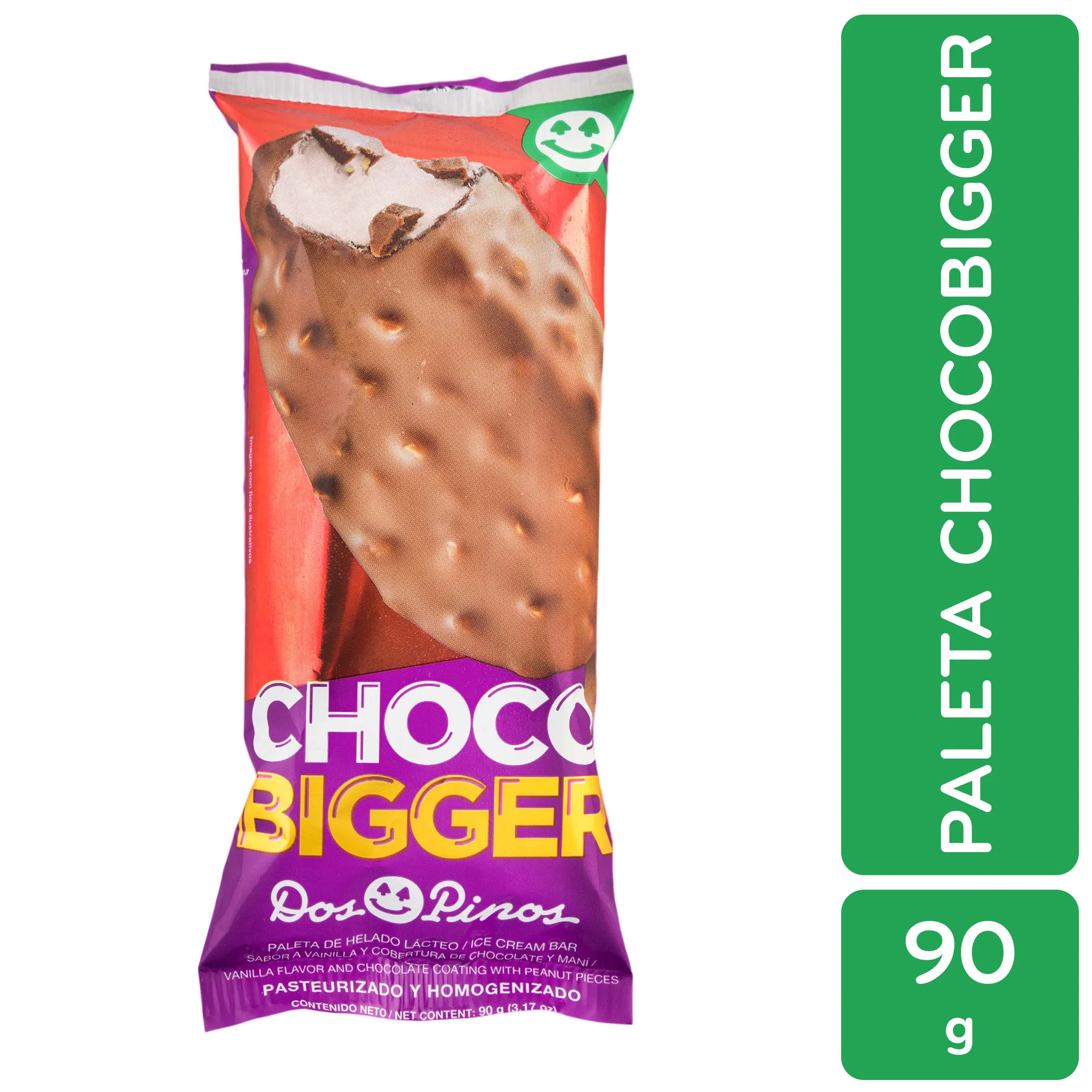 Paleta Choco Bigger Dos Pinos Paquete 90 G