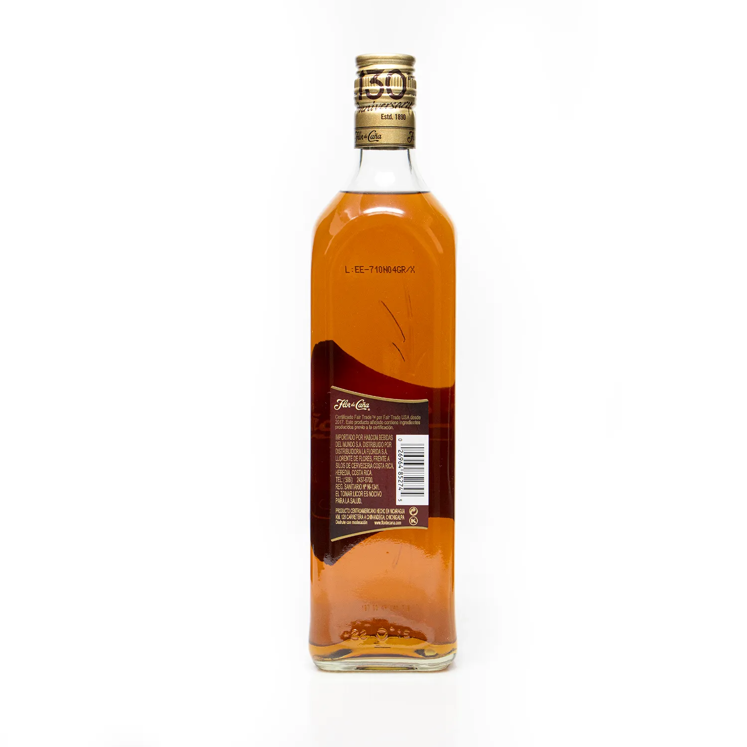 Ron Añejo 7 Años Flor De Cana Botella 750 Ml