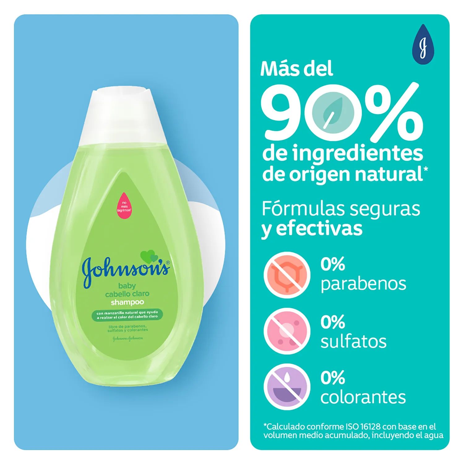Shampoo Aclarado Manzanilla Johnson&nbsp;& Johnson Envase 400 Ml