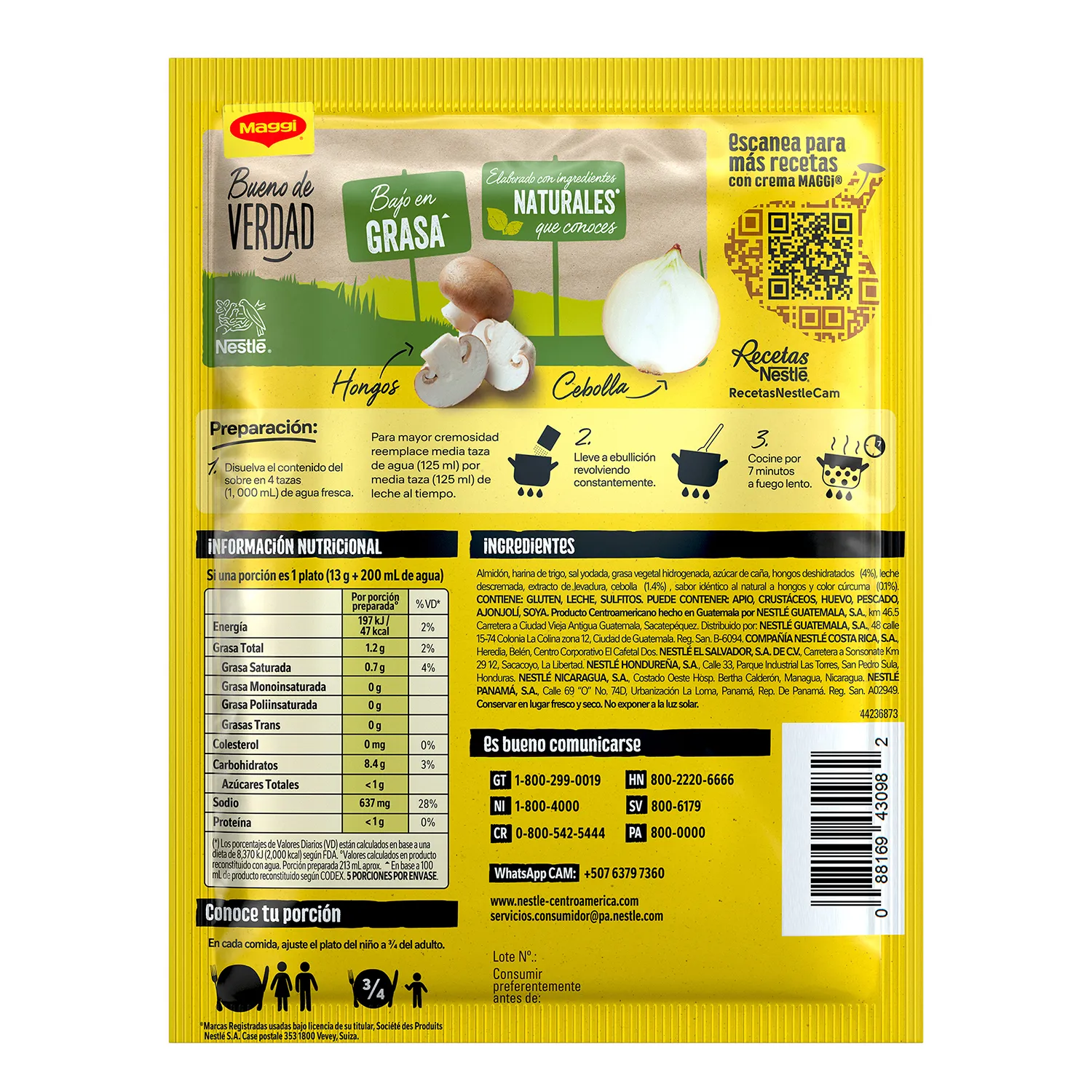 Crema Hongos Maggi Paquete 65 G