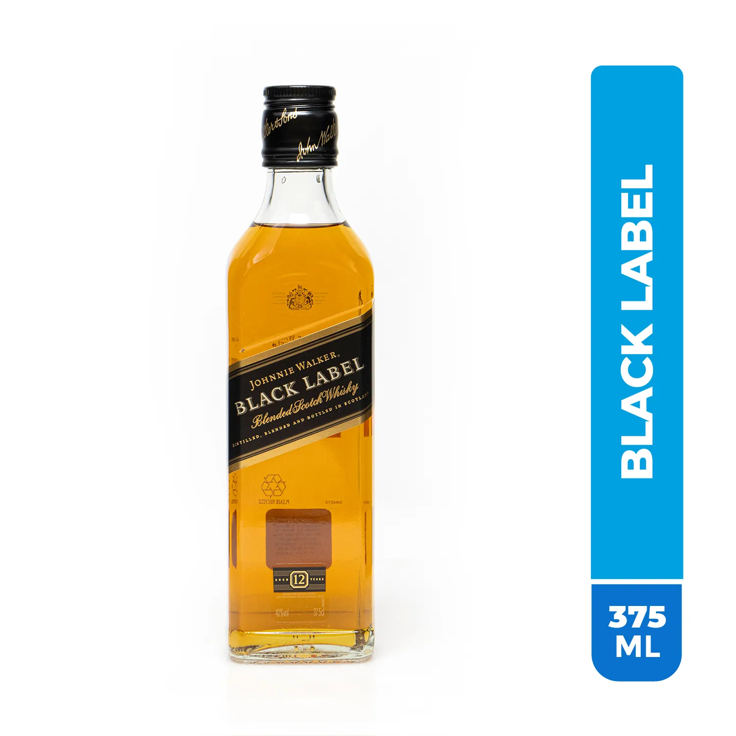 Whisky Escoces 12 Años Johnnie Walker Botella 375 Ml