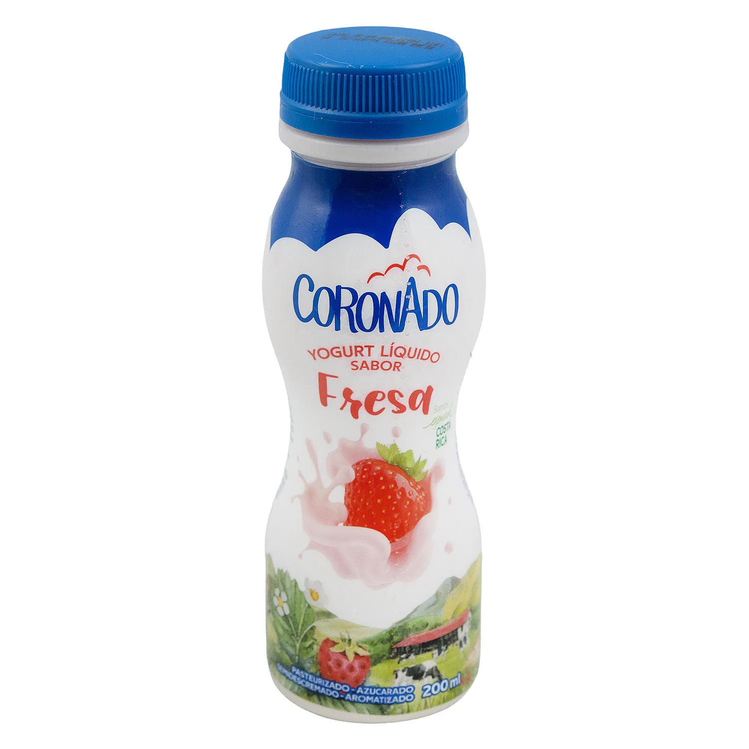 Yogurt Liquido Fresa Coronado Envase 200 Ml