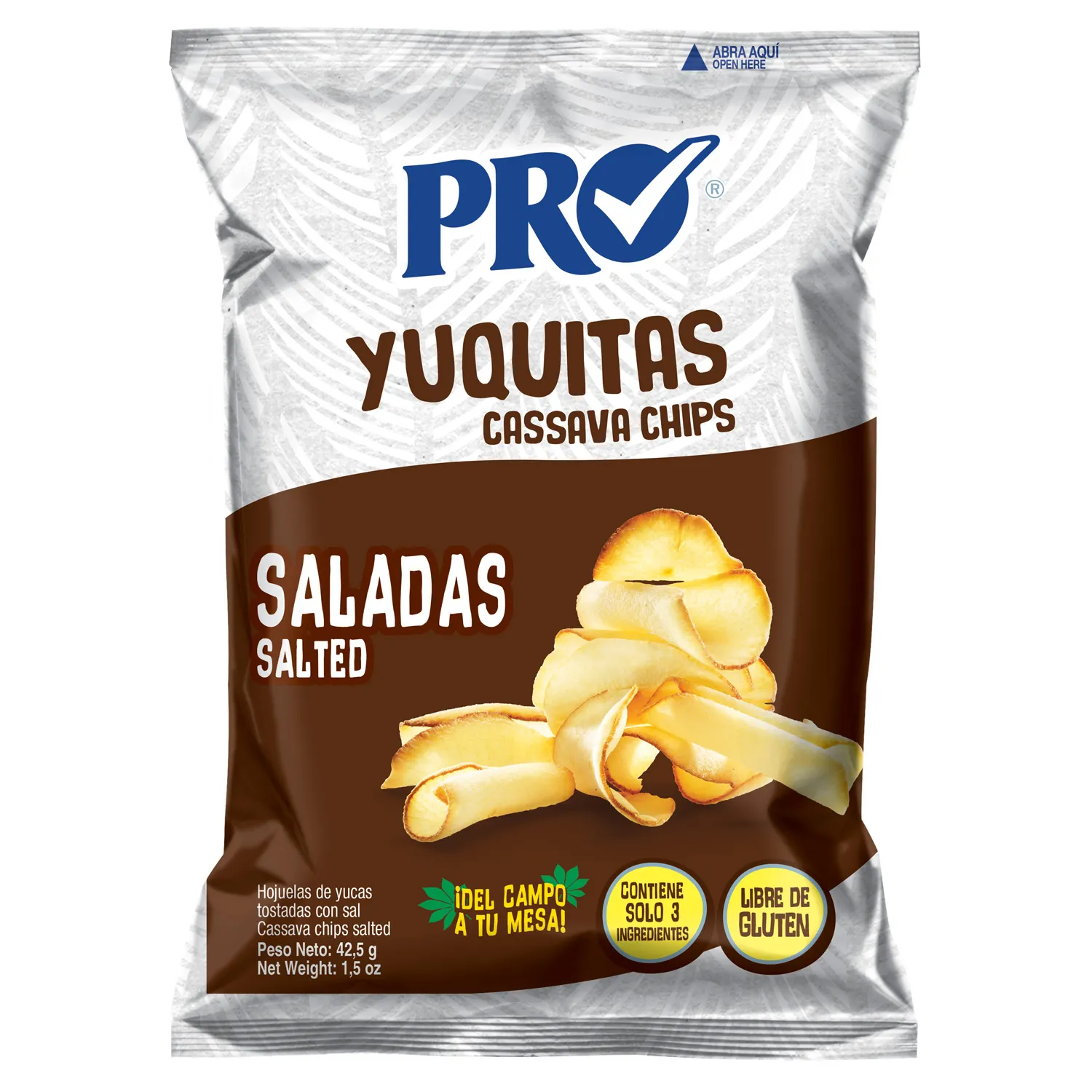 Yuca Tostada Pro Paquete 42.5 G