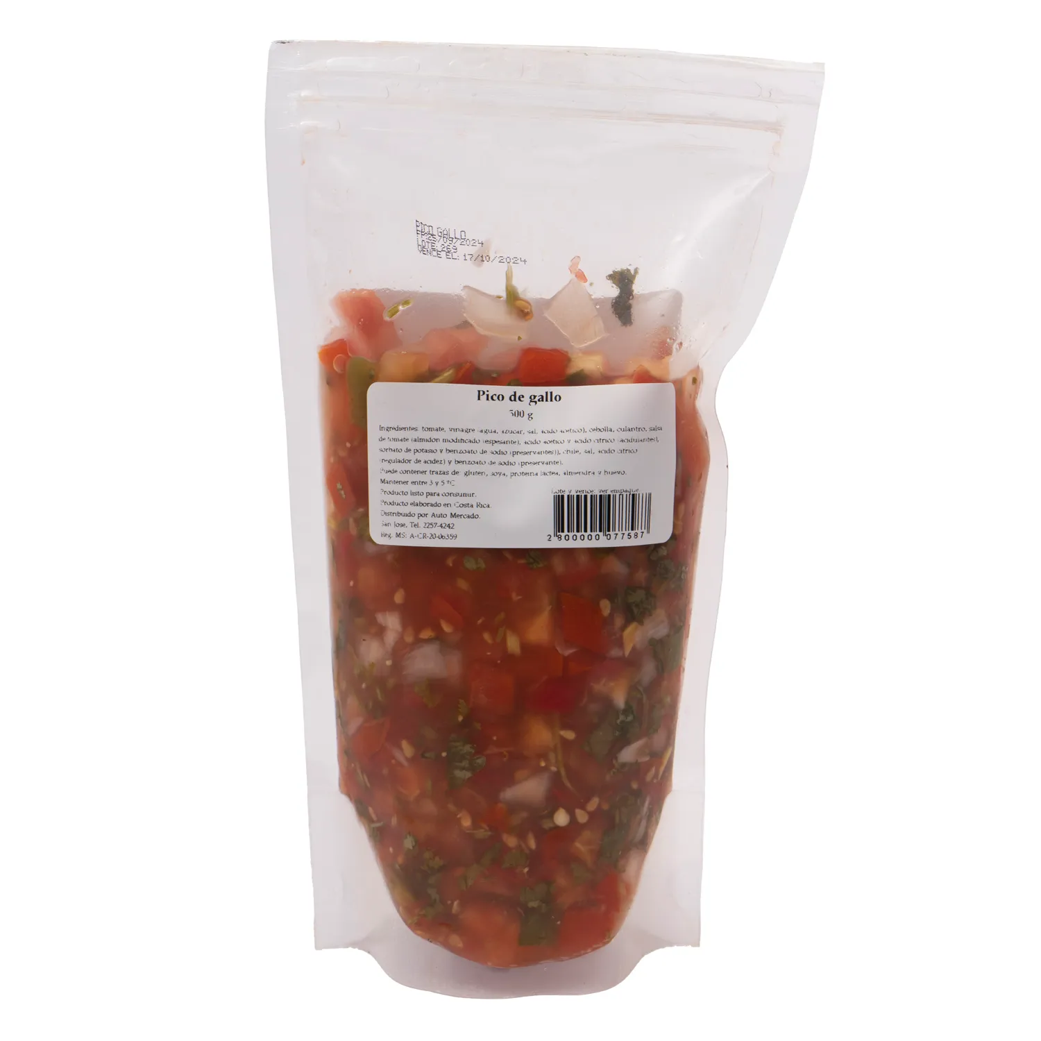 Pico De Gallo Auto Mercado Paquete 500 G