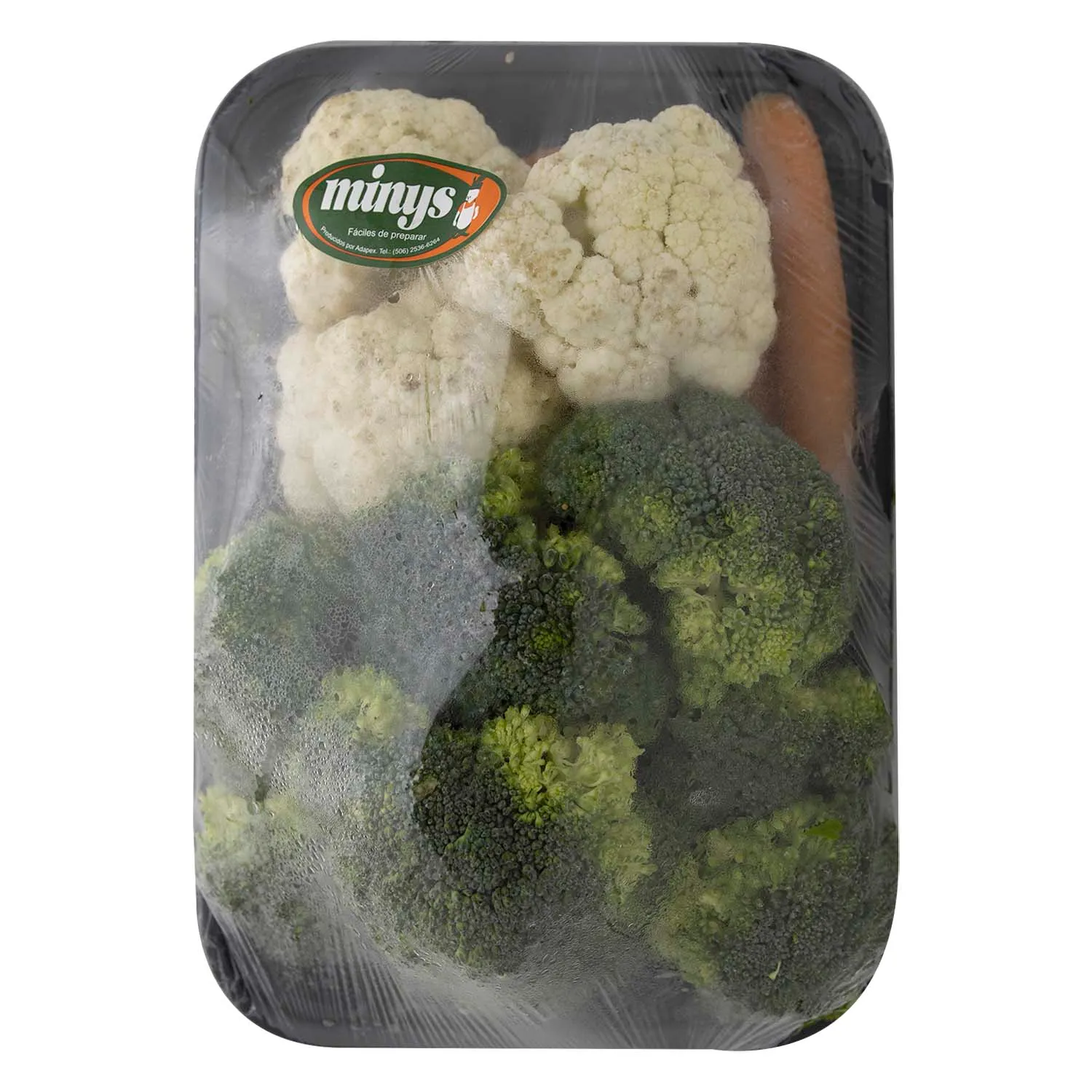 Mix Zanahoria Y Coliflor Brocoli Auto Mercado Bandeja 500 G