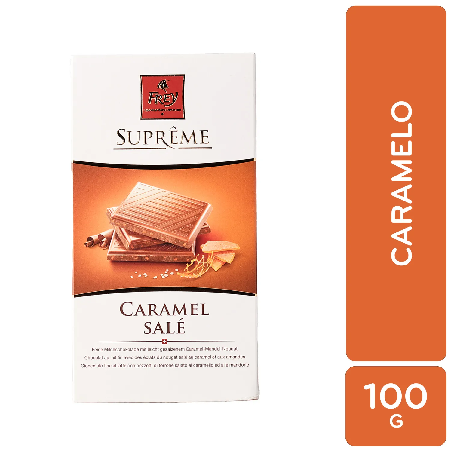 Chocolate Caramelo Salado Frey Unidad 100 G