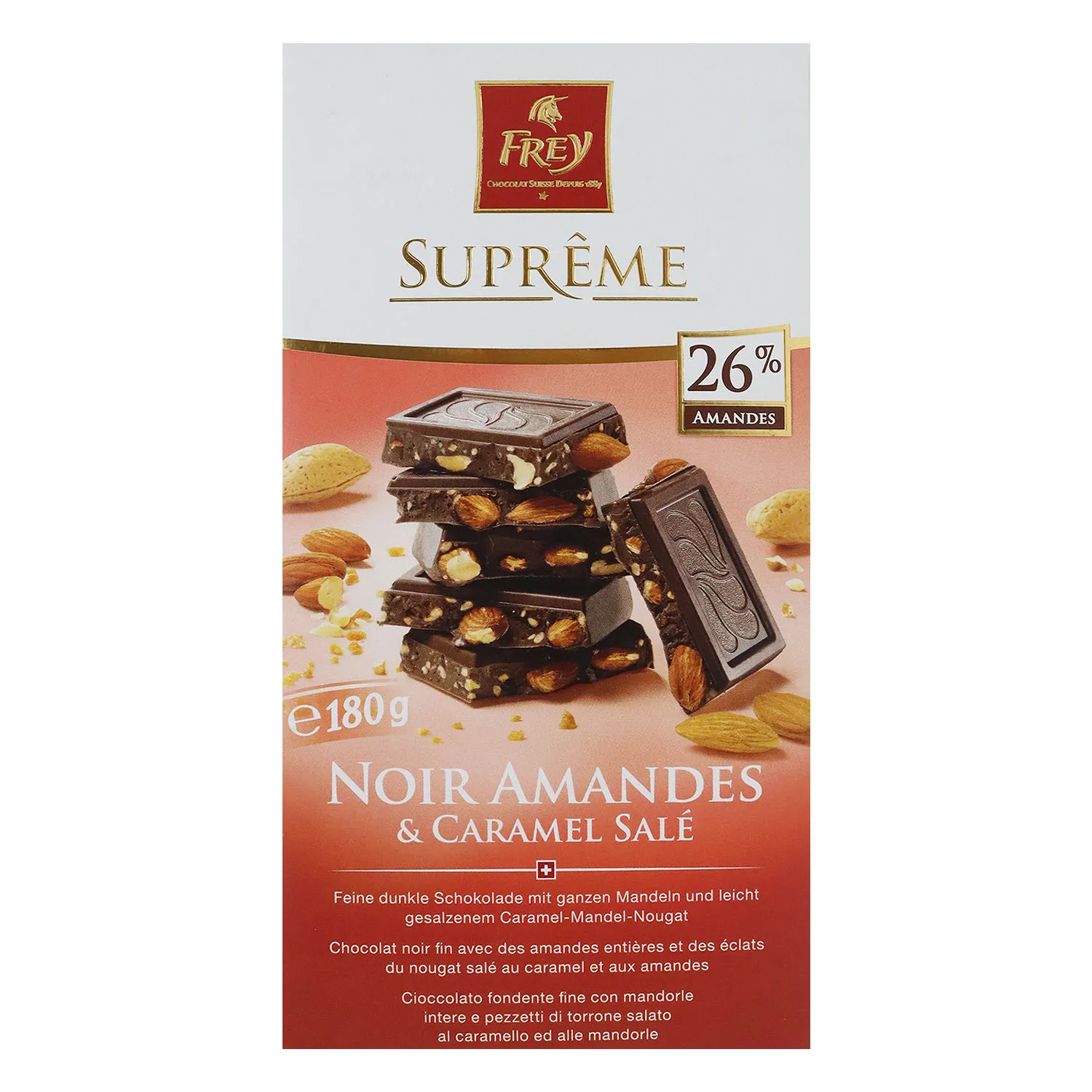 Chocolate Almendras Carameo Salado Frey Unidad 180 G