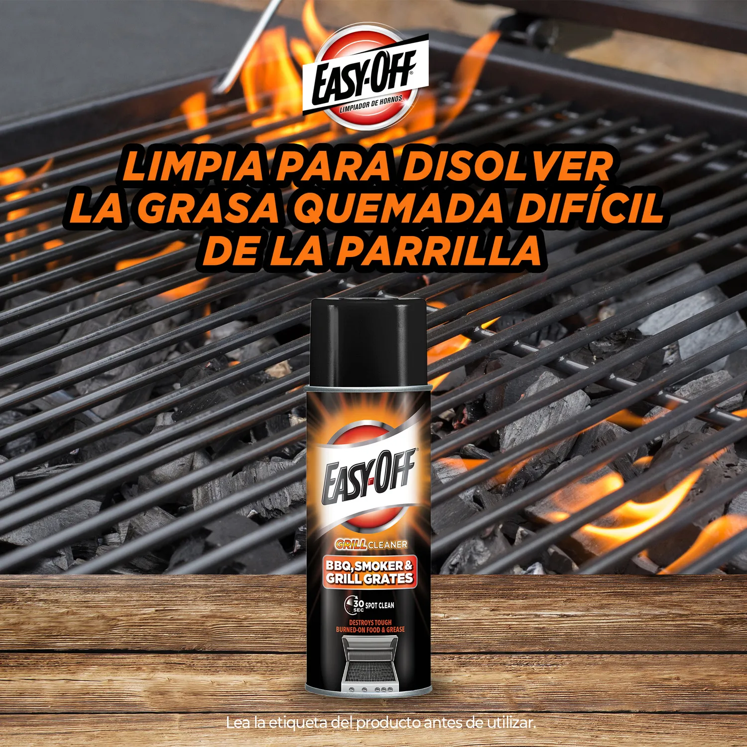 Limpiador Cocina Parrilla Y Ahumador Easy Off Envase 411 G