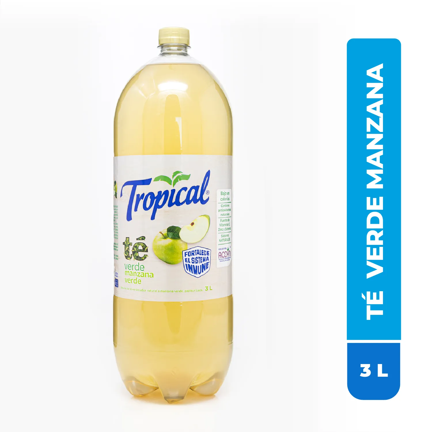 Bebida Te Liquido Verde Manzana Tropical Envase 3000 Ml