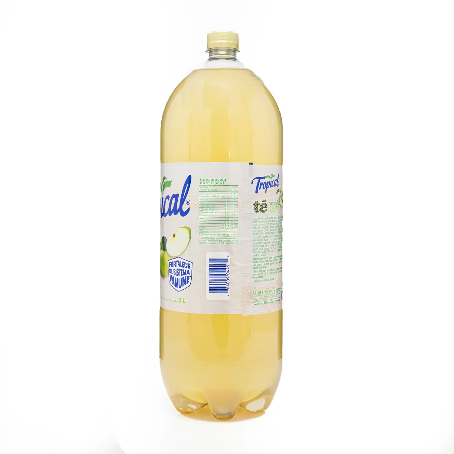 Bebida Te Liquido Verde Manzana Tropical Envase 3000 Ml