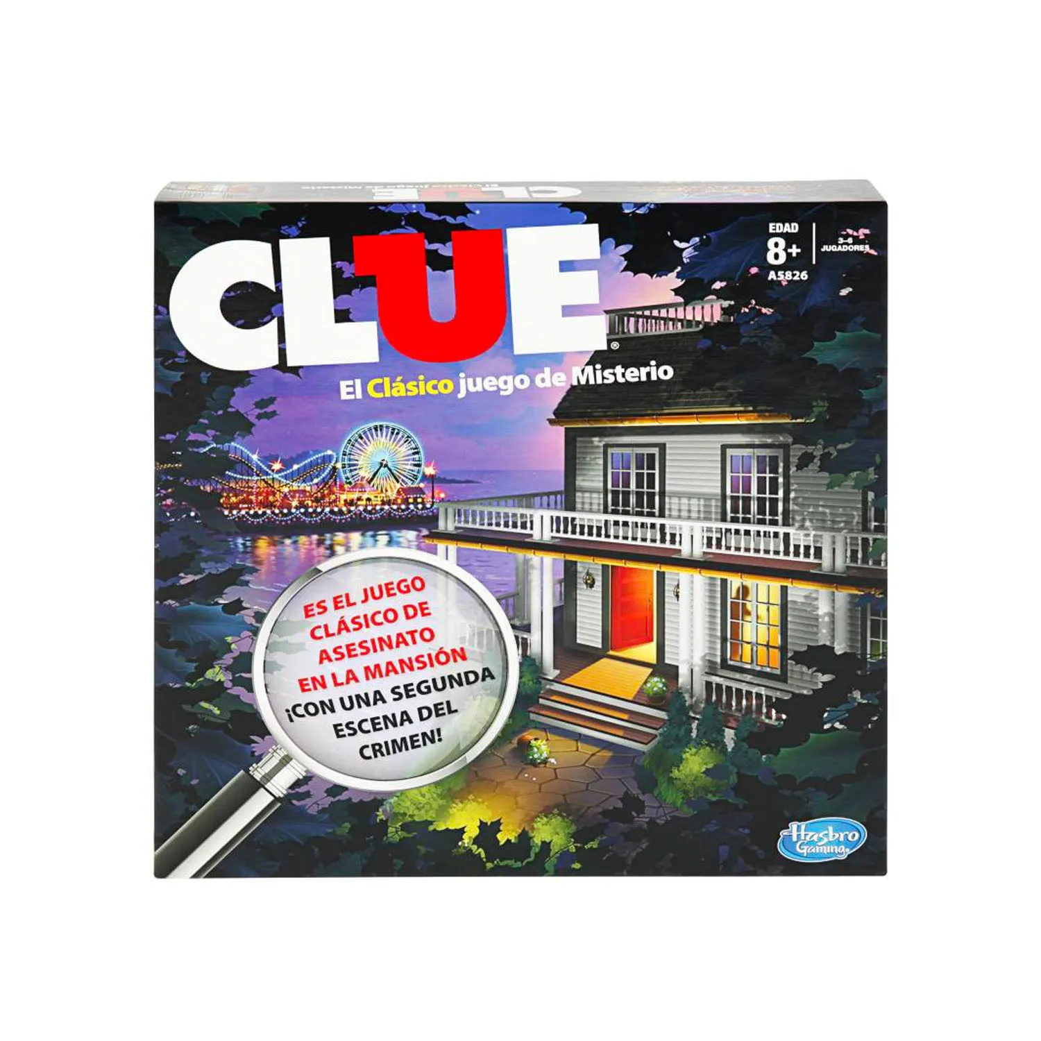 Juguete Juego De Mesa Clue Clasico Hasbro Unidad 1 Unid