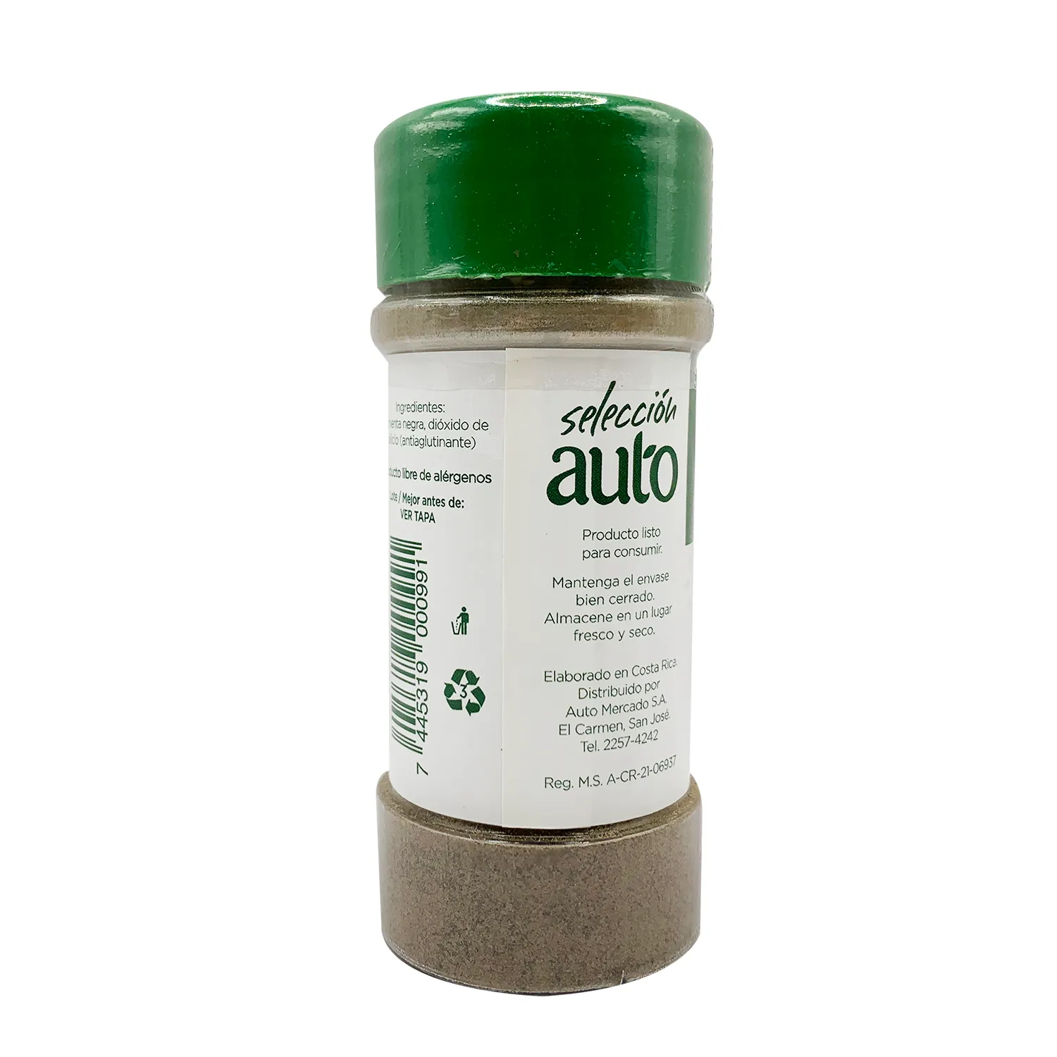 Pimienta Negra Molida Selección Auto Envase 70 G