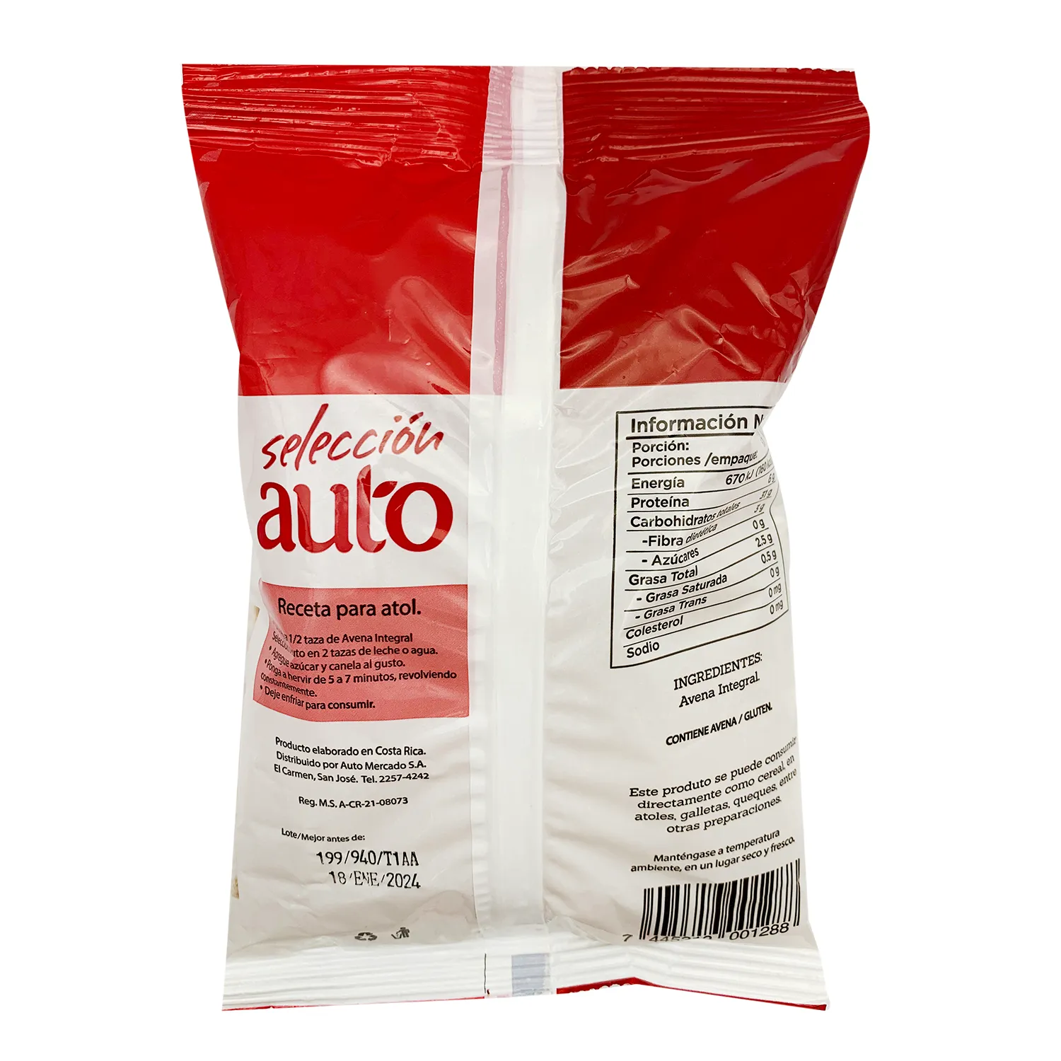 Avena Hojuela Integral Selección Auto Paquete 300 G