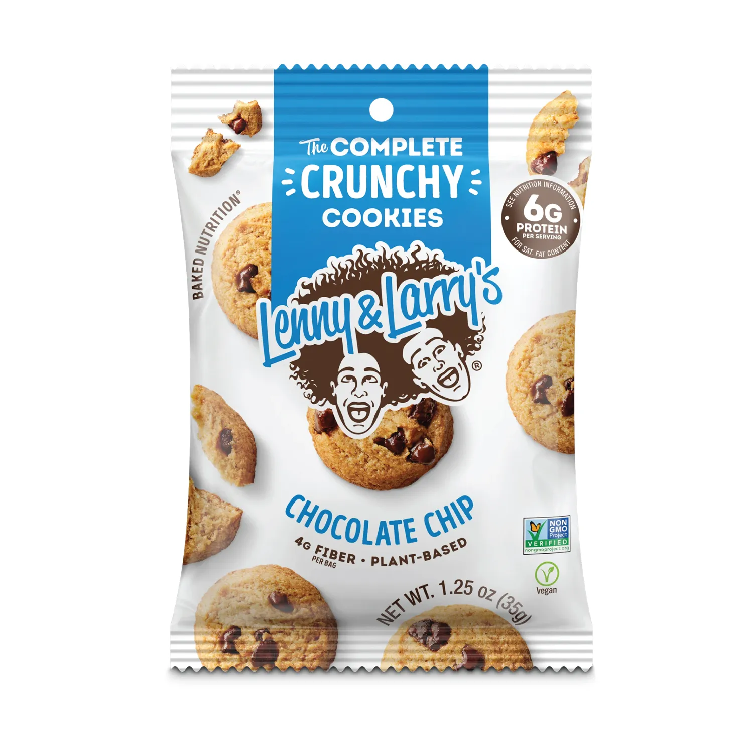 Galleta Proteina Crunchy Cookies Chocolate Chips Lenny And Larry's Unidad 35 G
