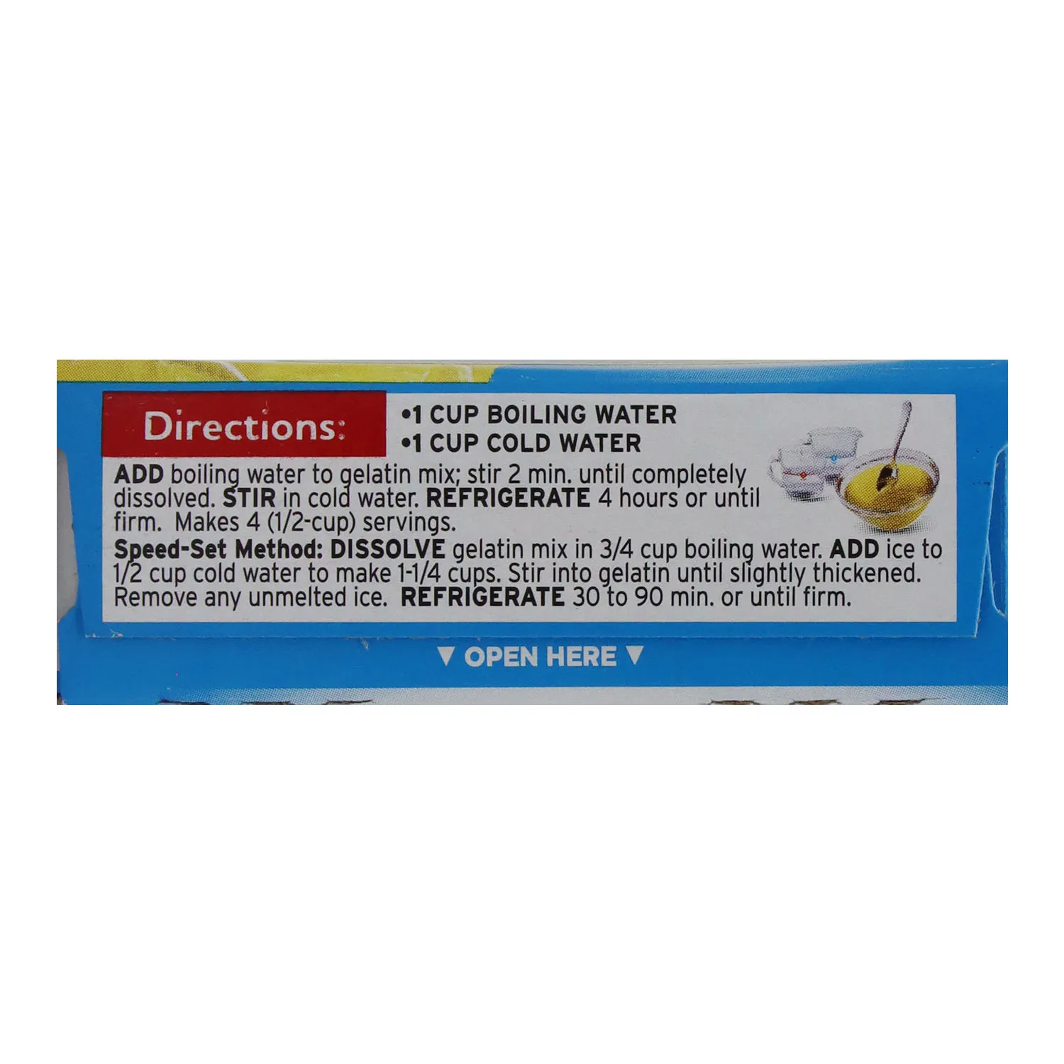 Gelatina Limon Sin Azucar  Jell-o Caja 8,5 G