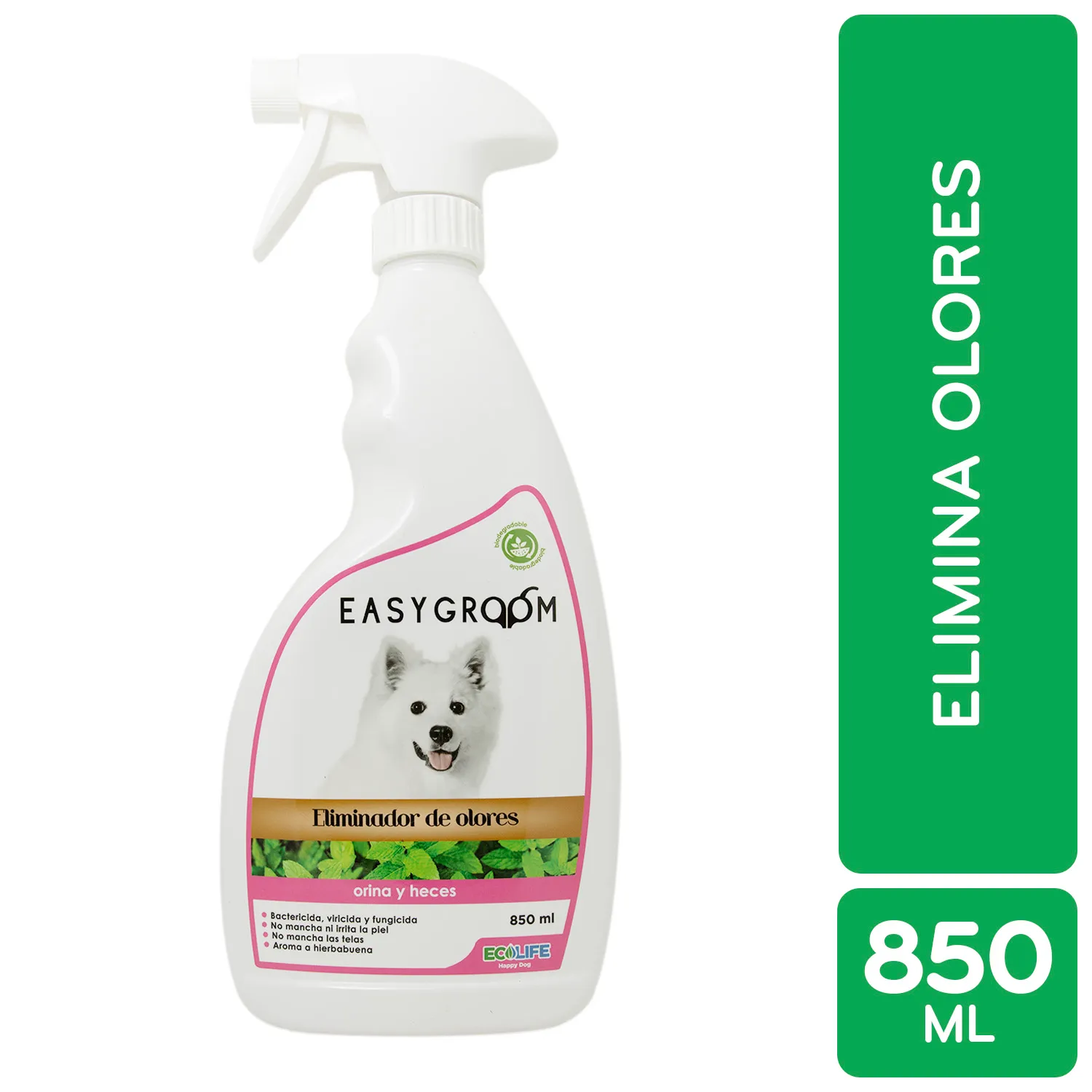 Eliminador De Olores Biodegradable Hierbabuena Easygroom