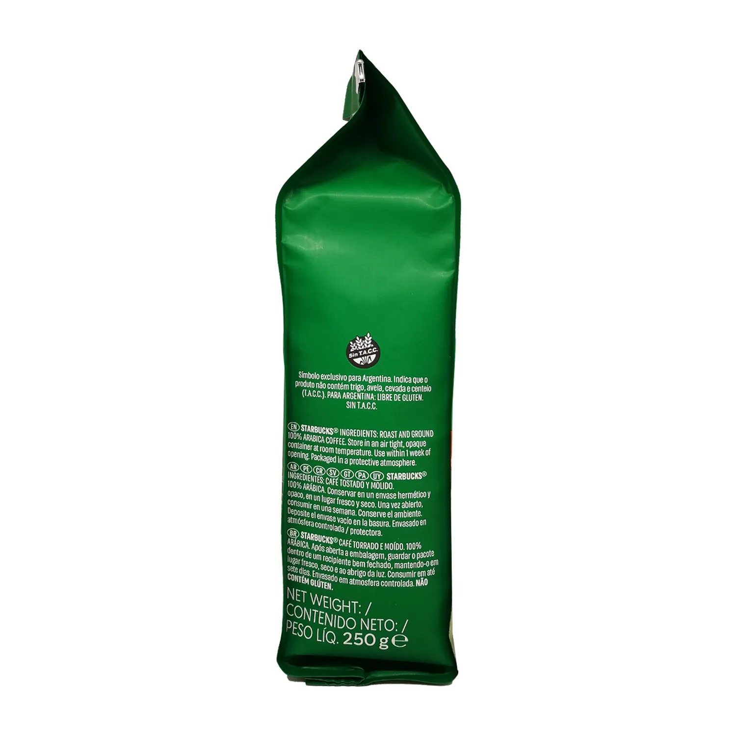 Cafe Molido Gourmet Tueste Medio Pike Place Starbucks  Paquete 250 G
