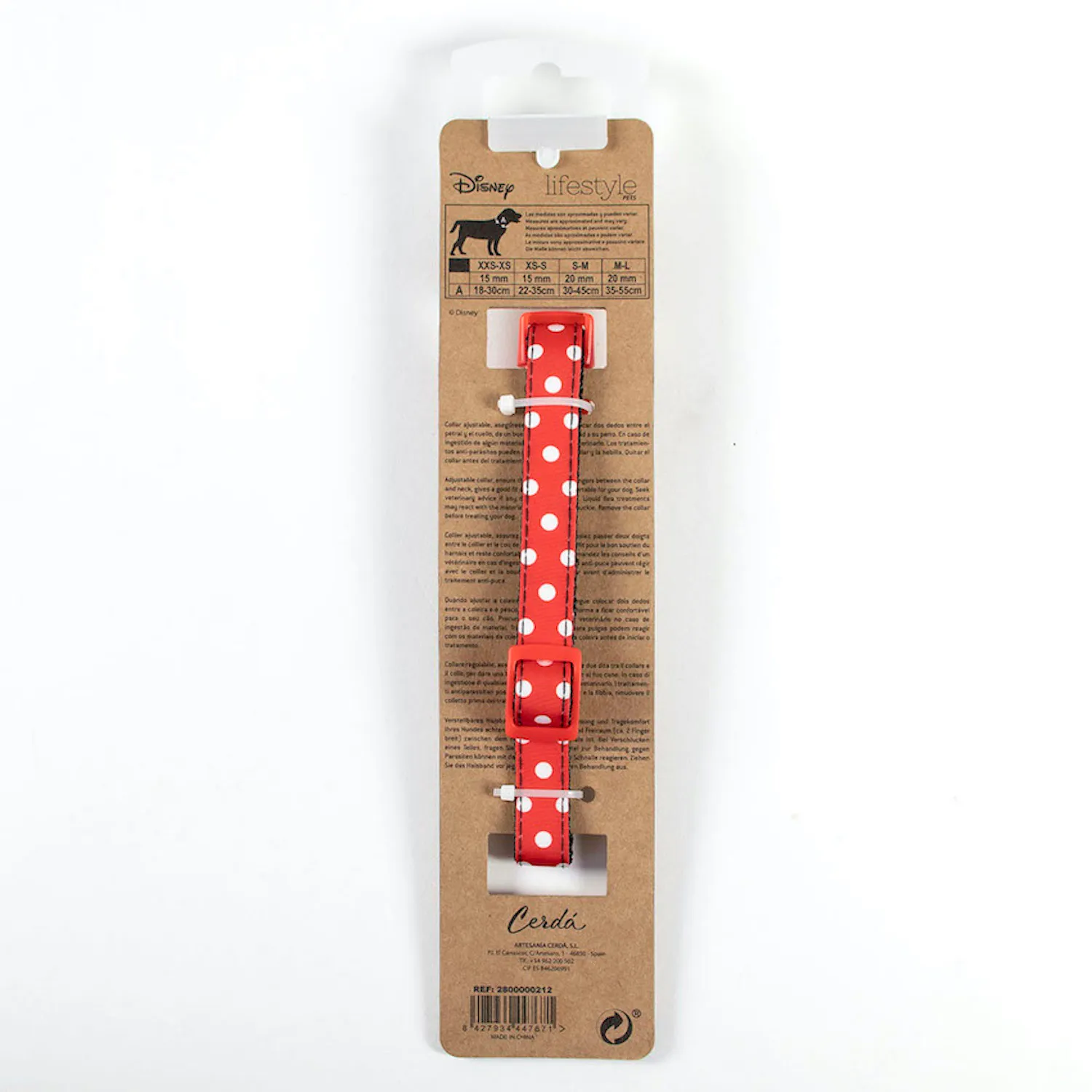 Collar S-m Para Perro Disney