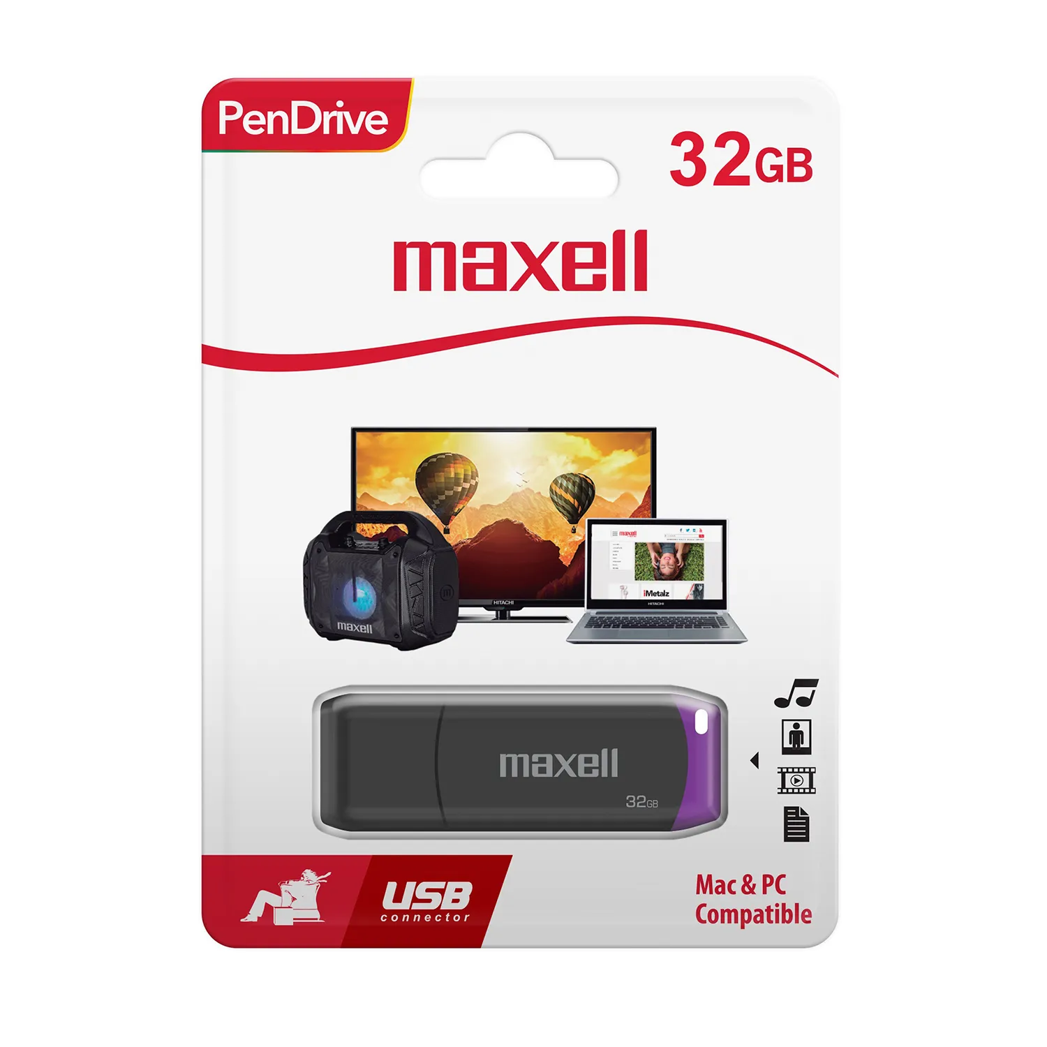 Almacenamiento Memoria Usb 32 Gb Maxell Unidad