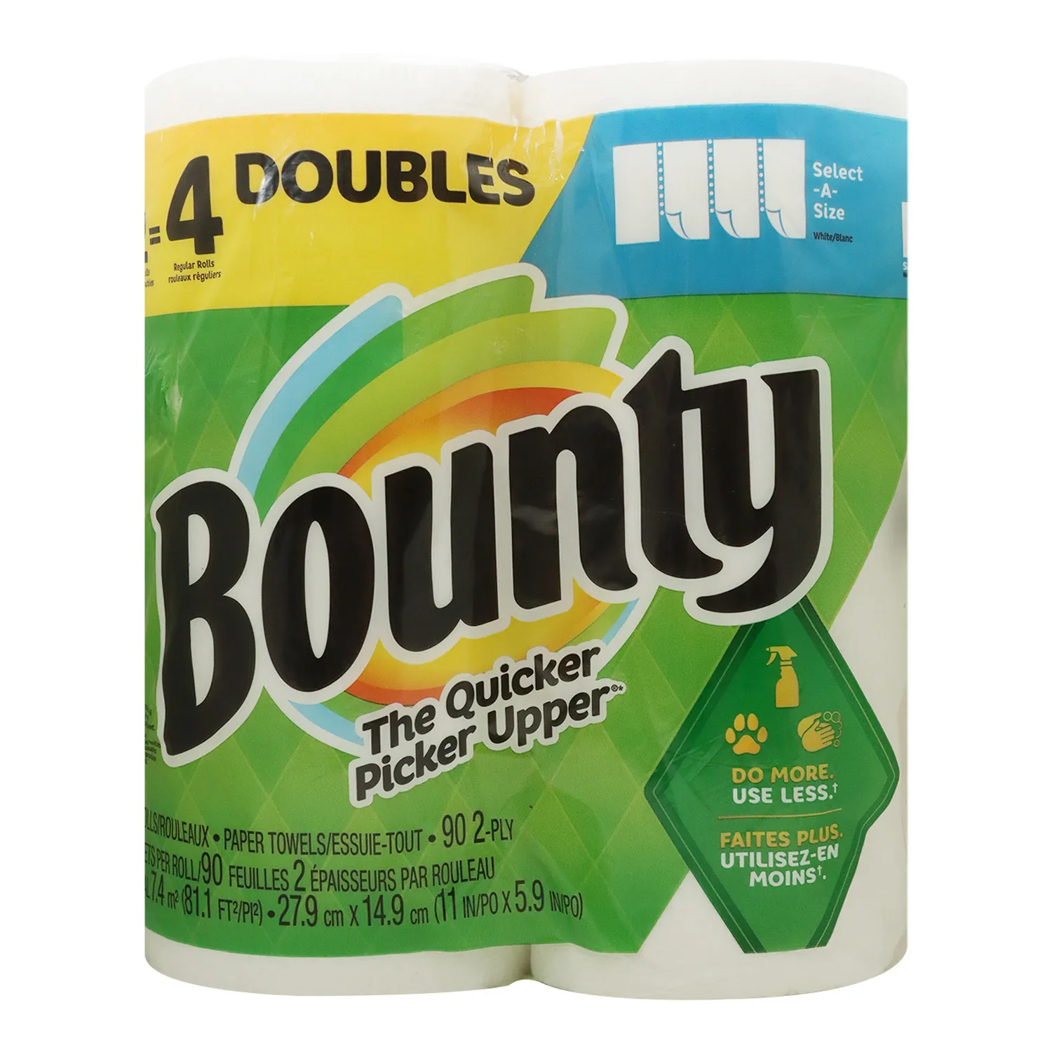 Toalla De Cocina Doble 98h 2u Bounty Paquete 459 G