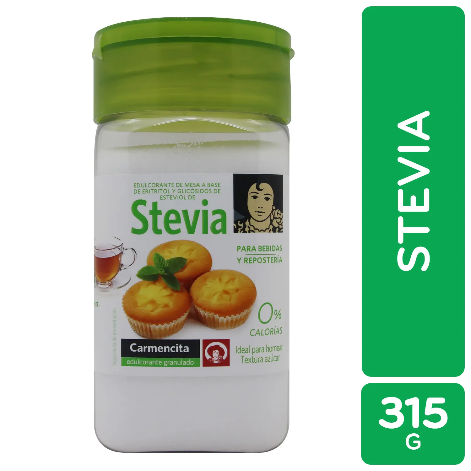 Edulcorante Stevia Polvo Carmencita Envase 315 G