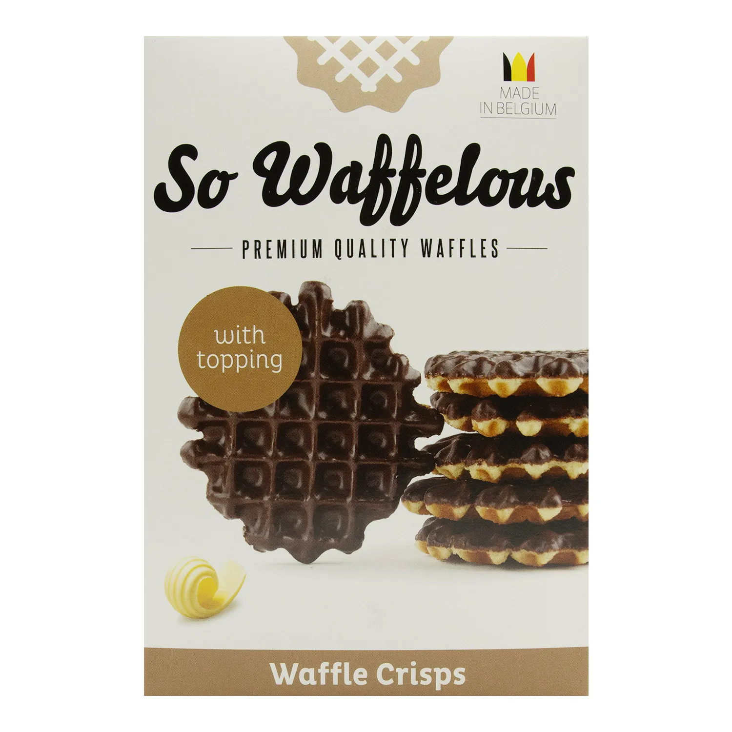 Galleta Dulce Waffle Crispi Chocolate So Waffelous Caja 235 G