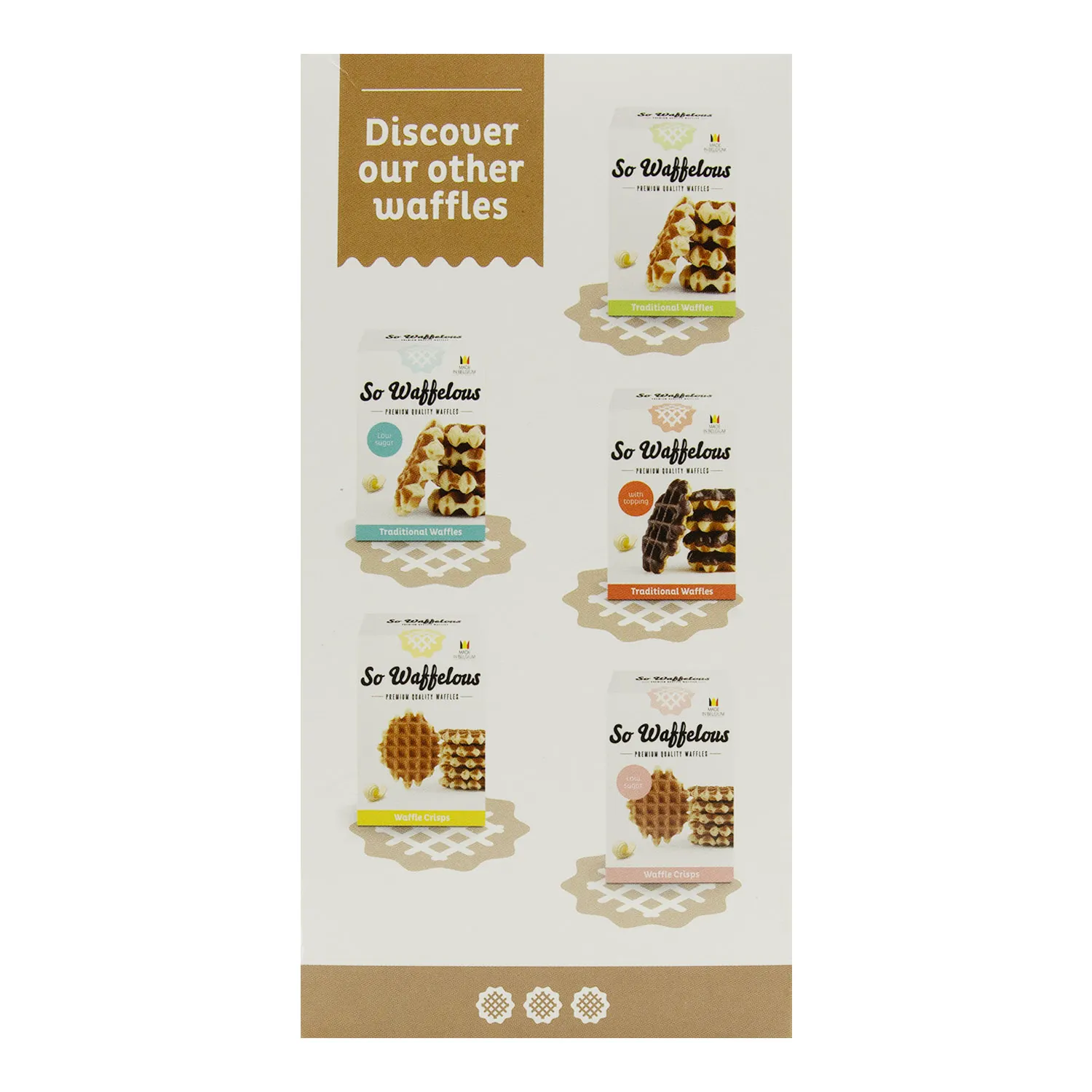 Galleta Dulce Waffle Crispi Chocolate So Waffelous Caja 235 G