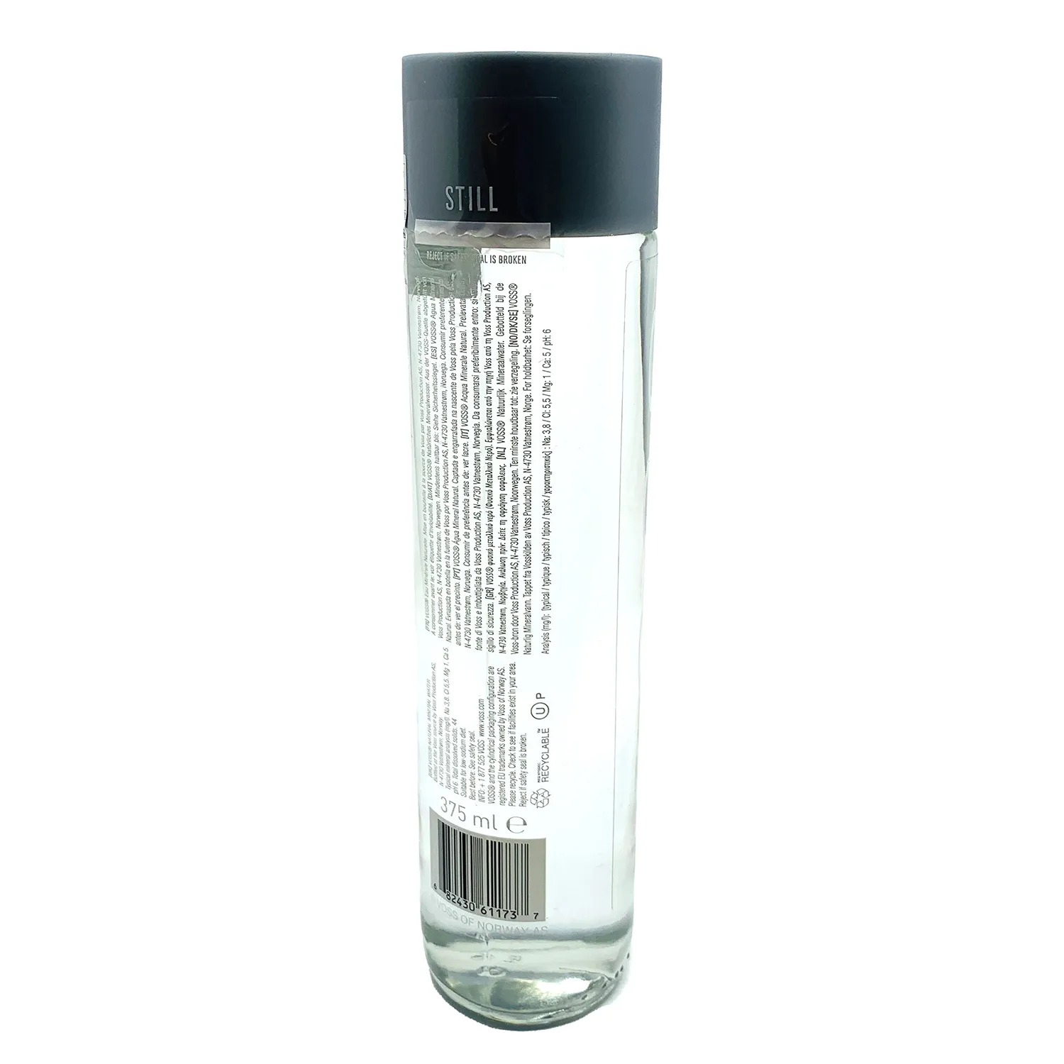 Agua Natural Artesanal Voss Botella 375 Ml
|