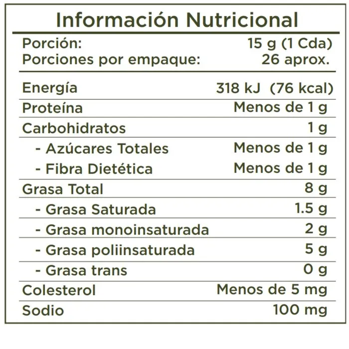 Mayonesa Aceite Oliva Selección Auto Paquete 400 G