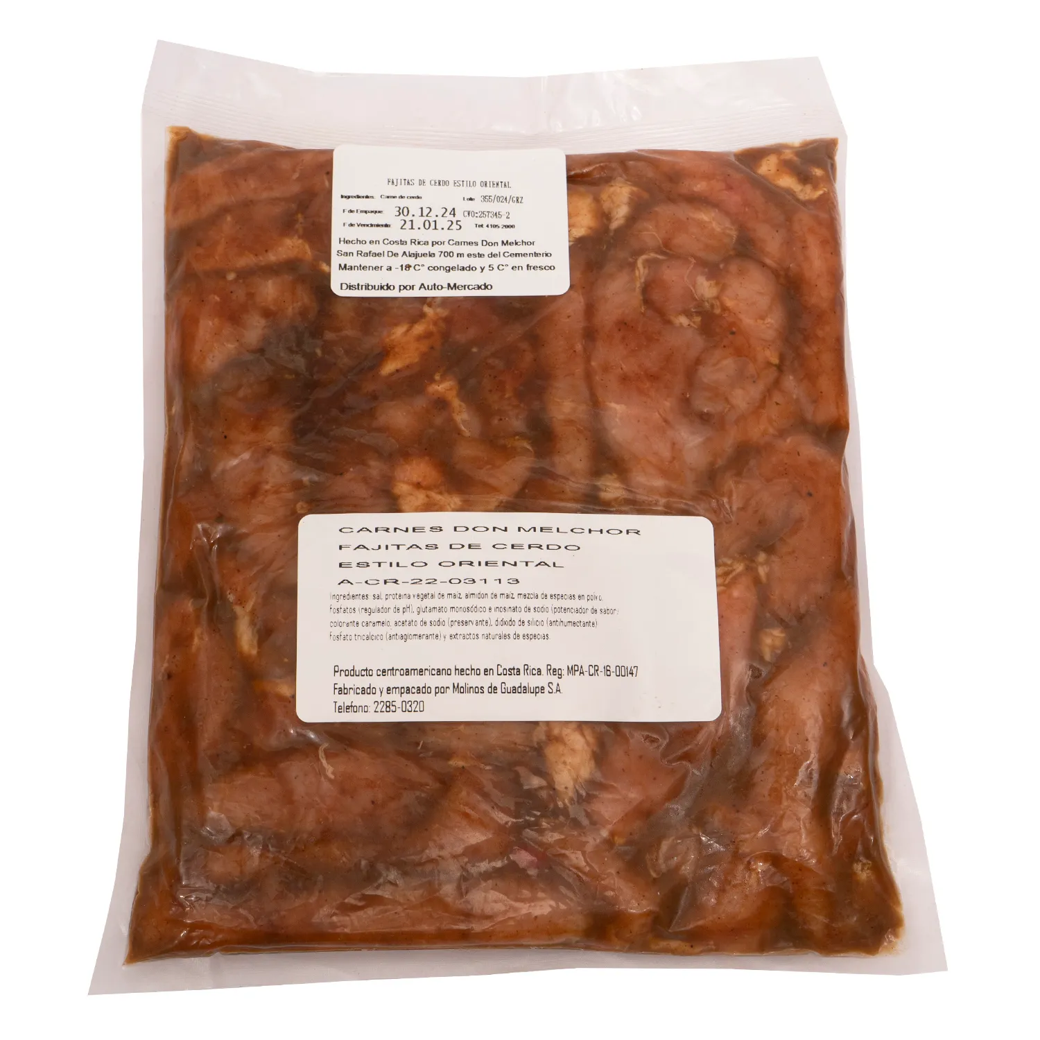 Fajitas De Cerdo Estilo Oriental Don Melchor Kilogramo