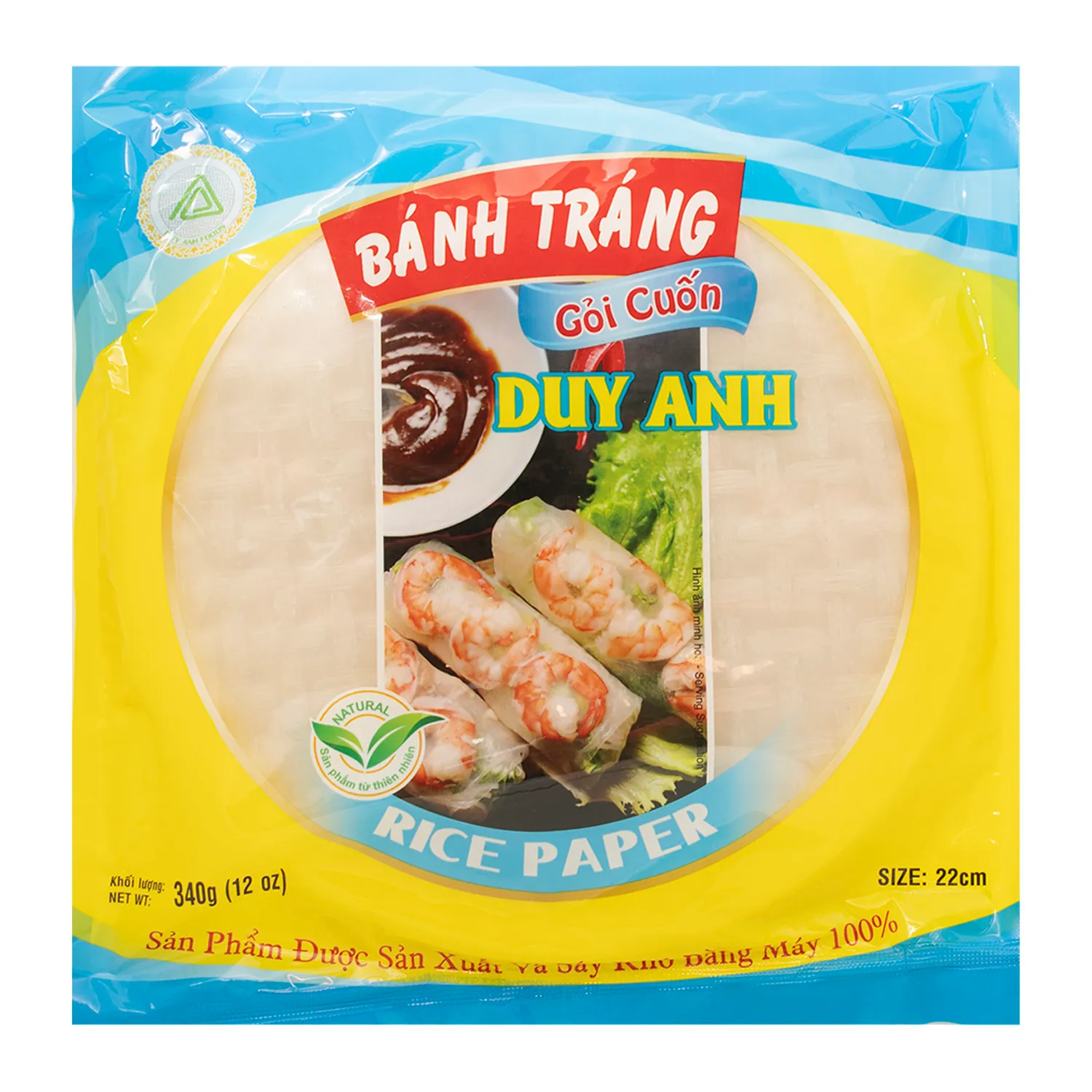 Papel De Arroz Duy Anh Paquete 340 G