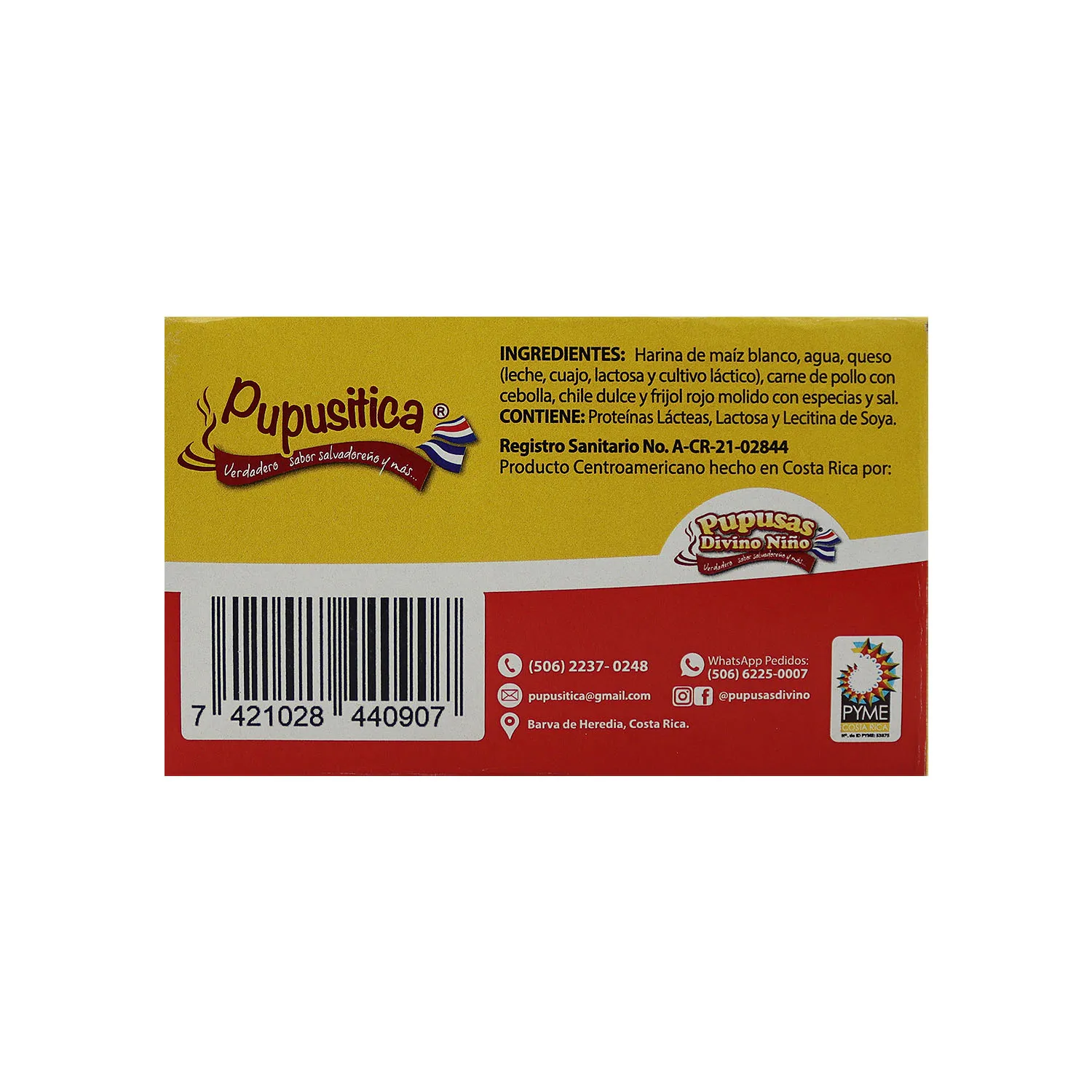 Pupusa Mixta Pupusitica Caja 450 G