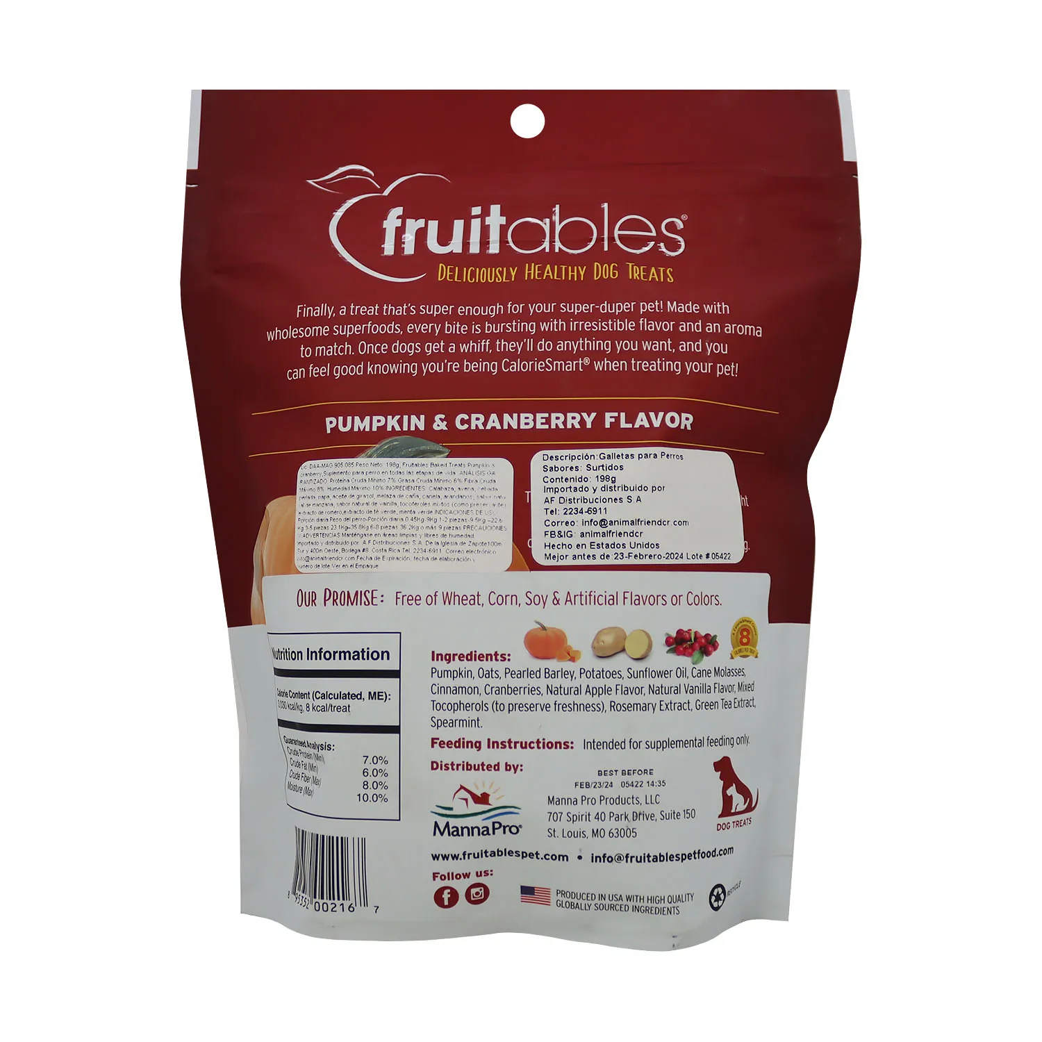 Galleta Perro Surtido Vegetales Y Frutas Fruitables