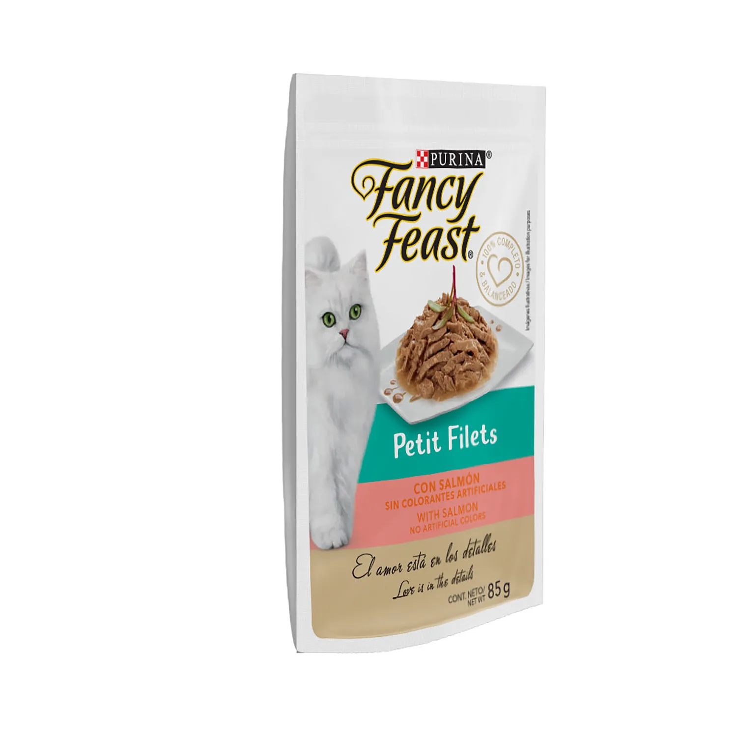 Alimento Húmedo  Gato Adulto  Salmón Fancy Feast Bolsa 85 G