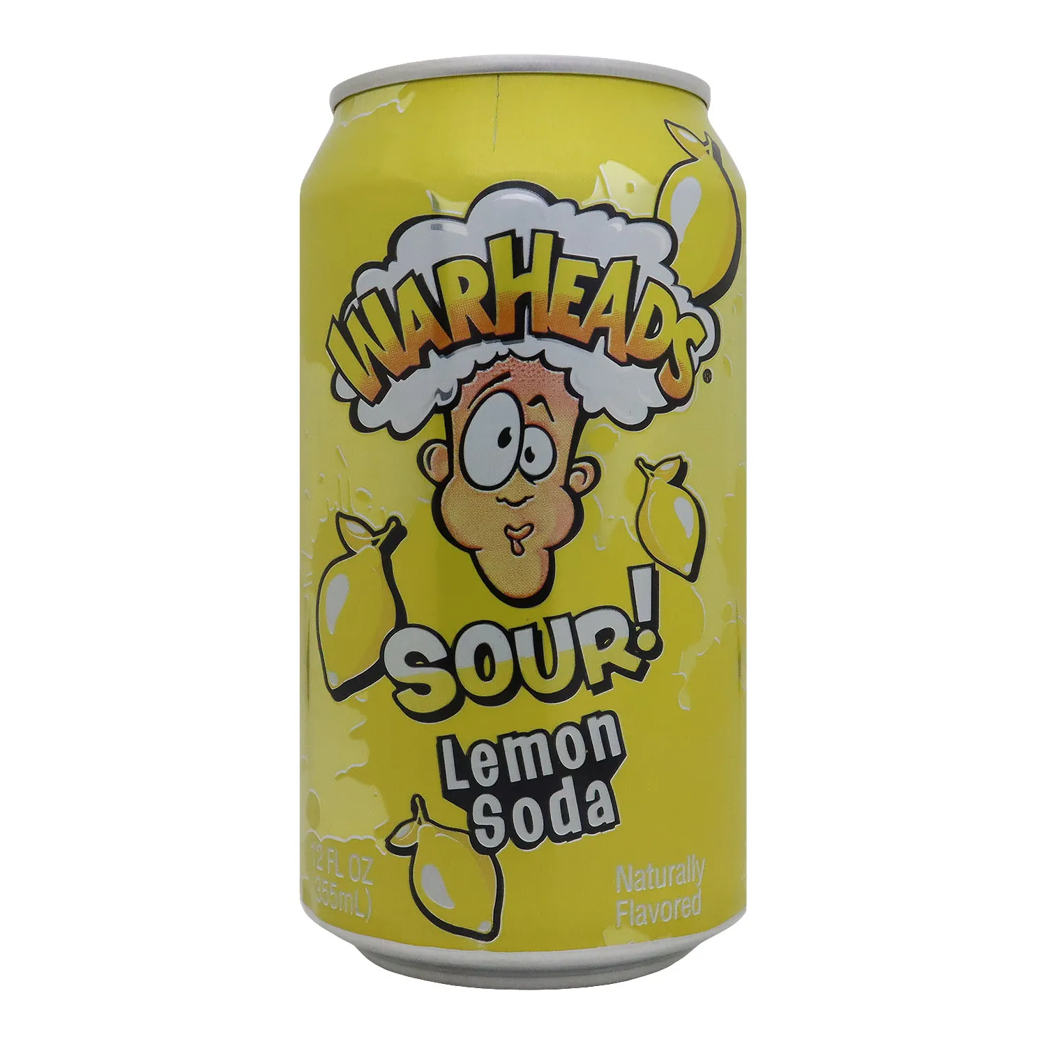Bebida Gaseosa  Regular Sabor  Limon Acida Warheads Lata 330 Ml